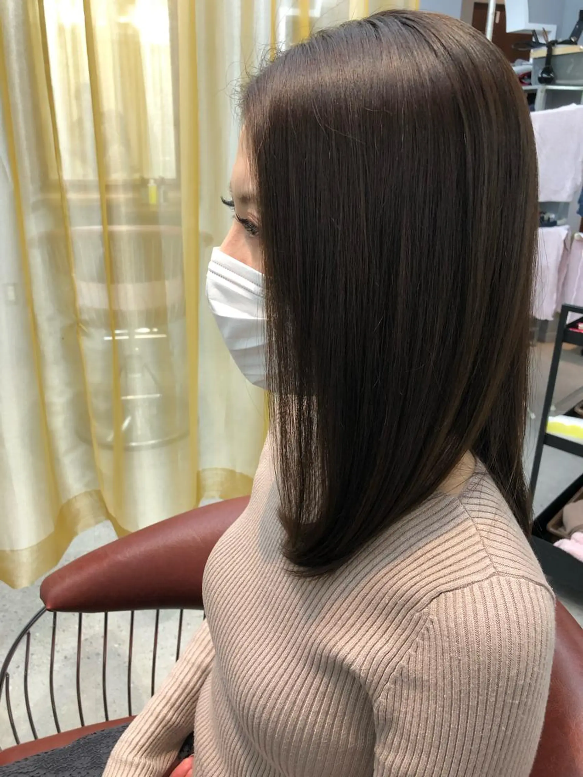 セミロング 髪質改善 カット ヘアカラー トリートメント [仙台髪質改善]小原 弘之のヘアスタイル
