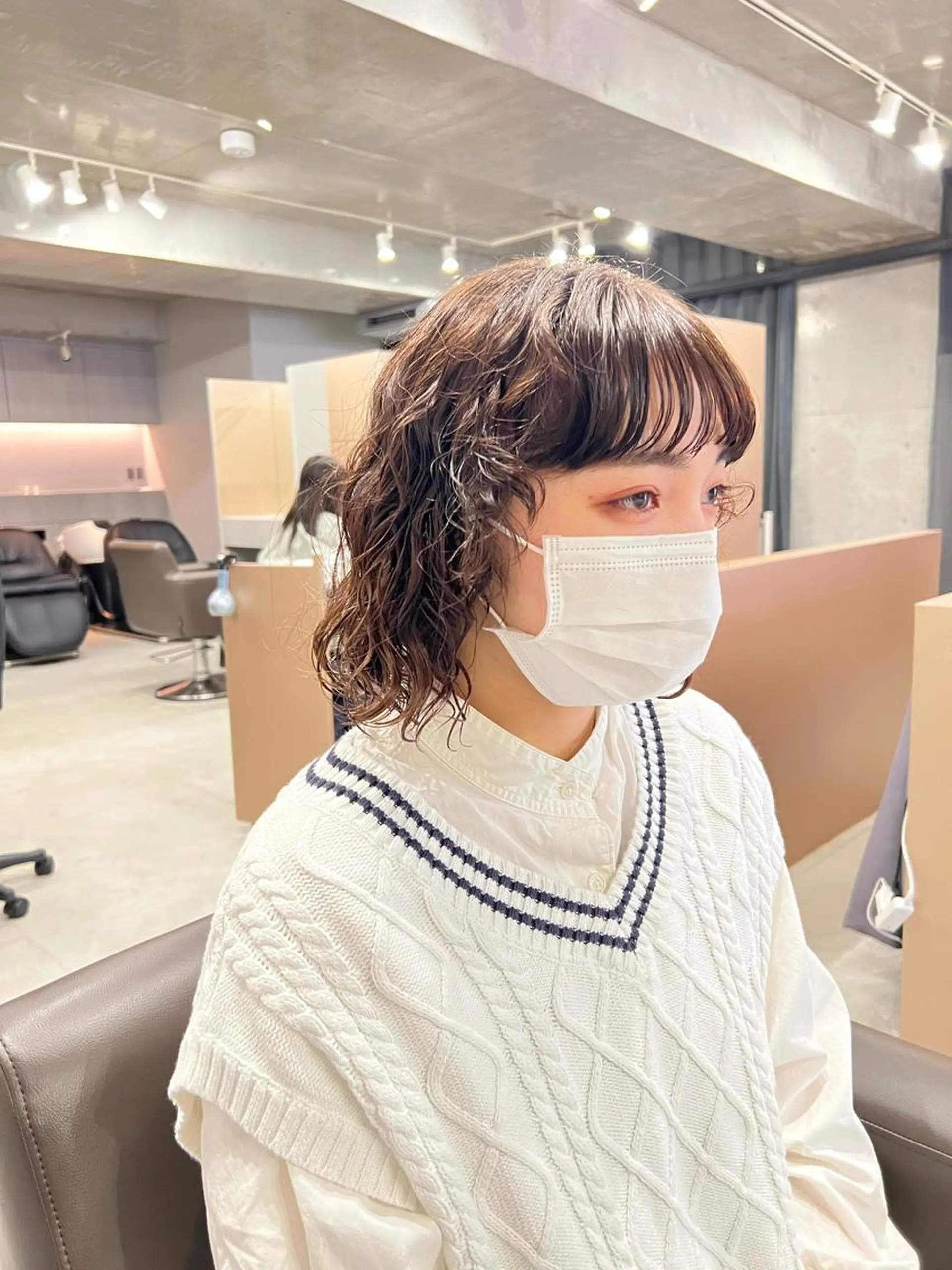 パーマ ボブパーマコテ巻き風 パーマNo1深江秀平のヘアスタイル