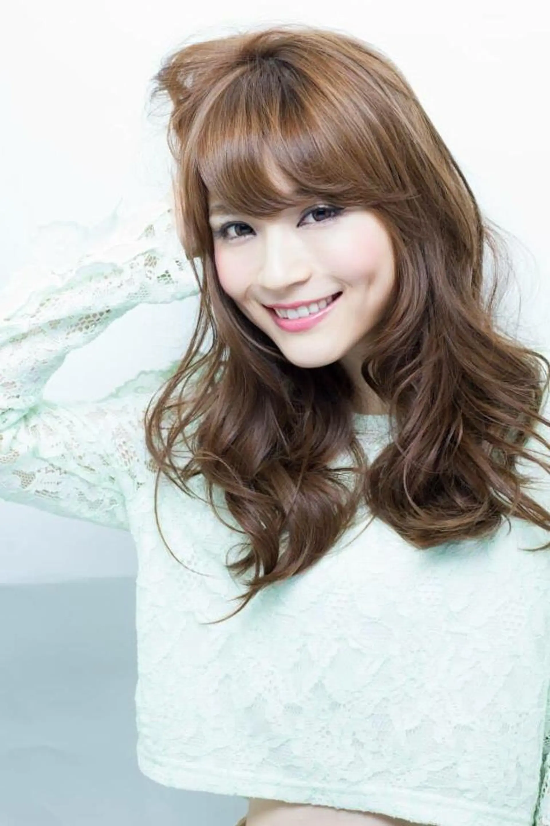 セミロング ロング カラー パーマ 内藤 達也のヘアスタイル