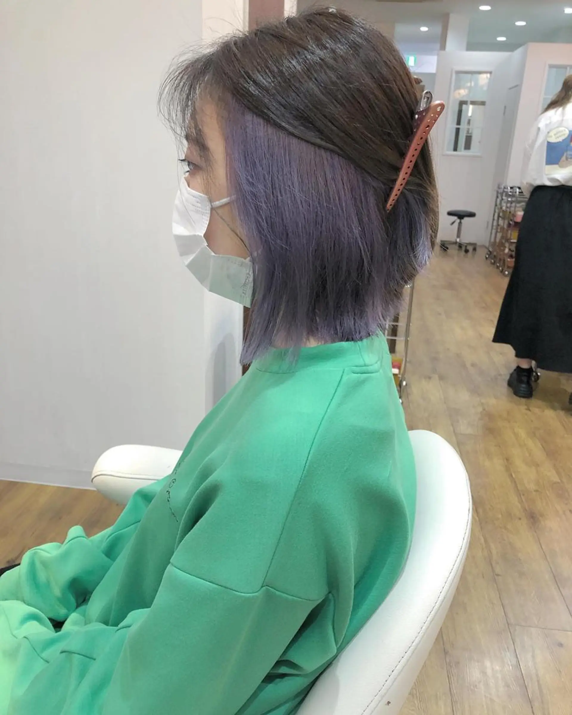 カラー アッシュ ブリーチ ダブルカラー グラデーションカラー グレージュ 🌈ハイトーン/ ワタル🌈のヘアスタイル