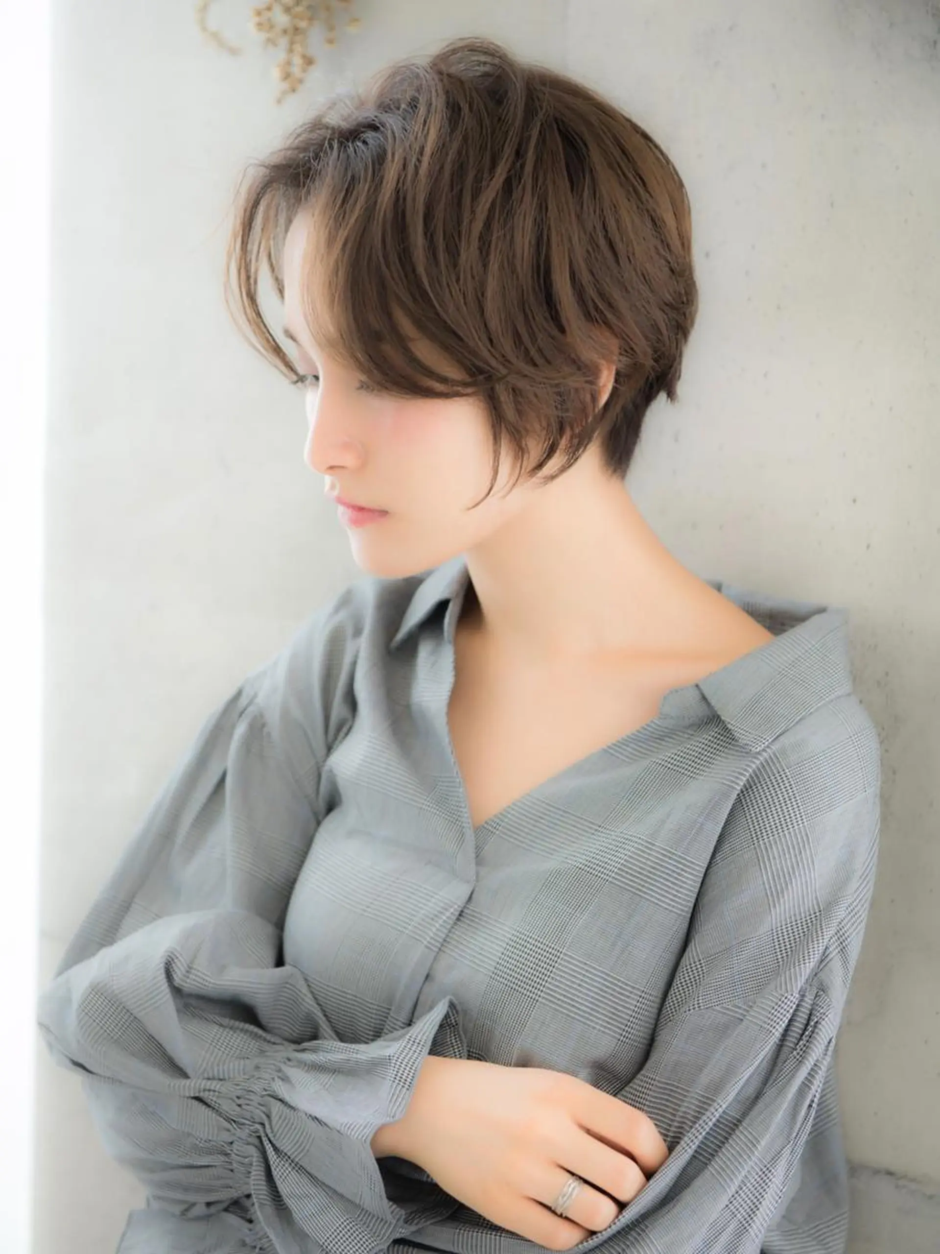 ショート カラー レイヤーカット✂️ 横浜No1♡下鳥翔子のヘアスタイル