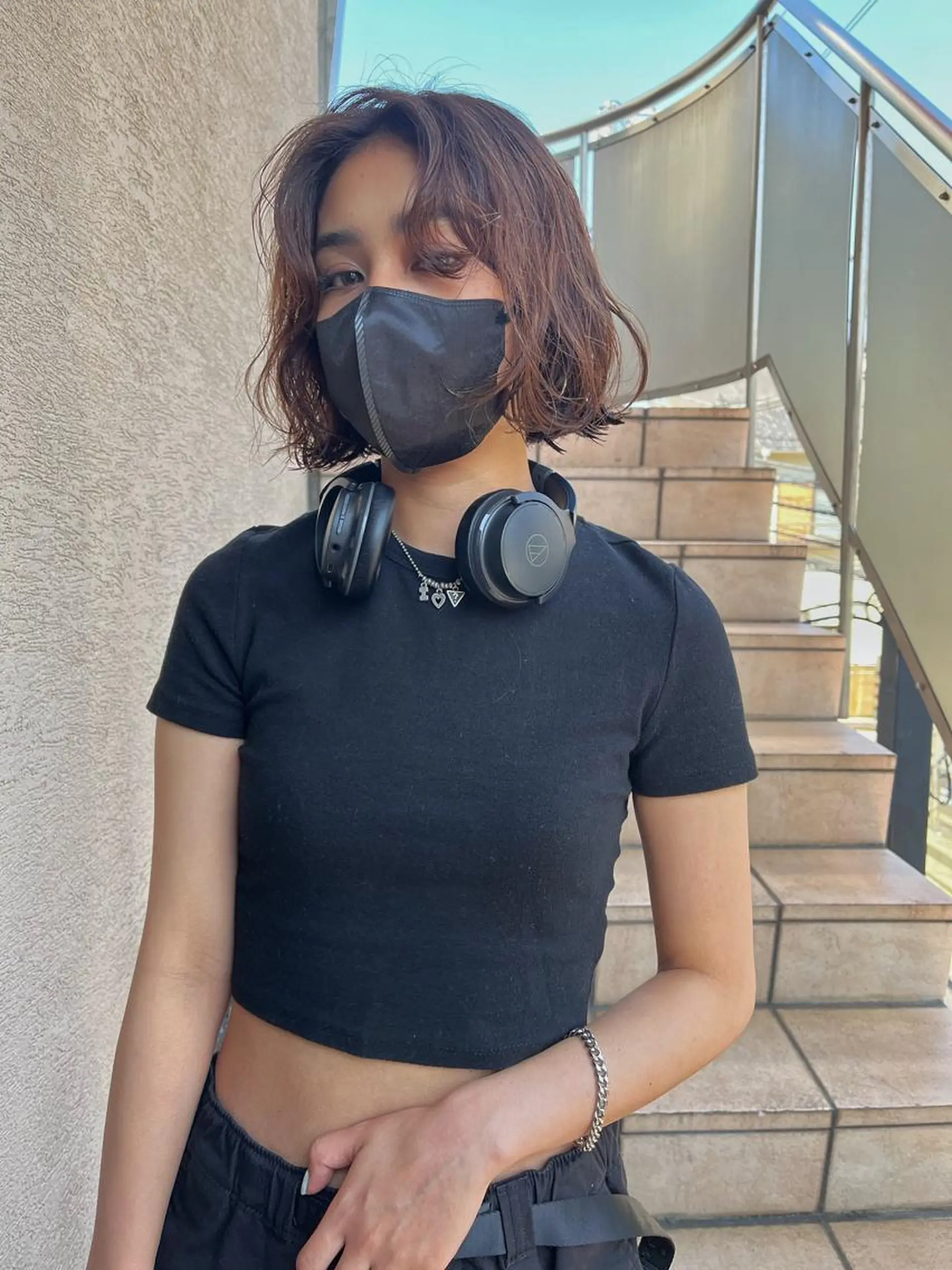 ショート ボブ カット ハイトーンNo.1✨ パーマ✨イマイタツヤのヘアスタイル