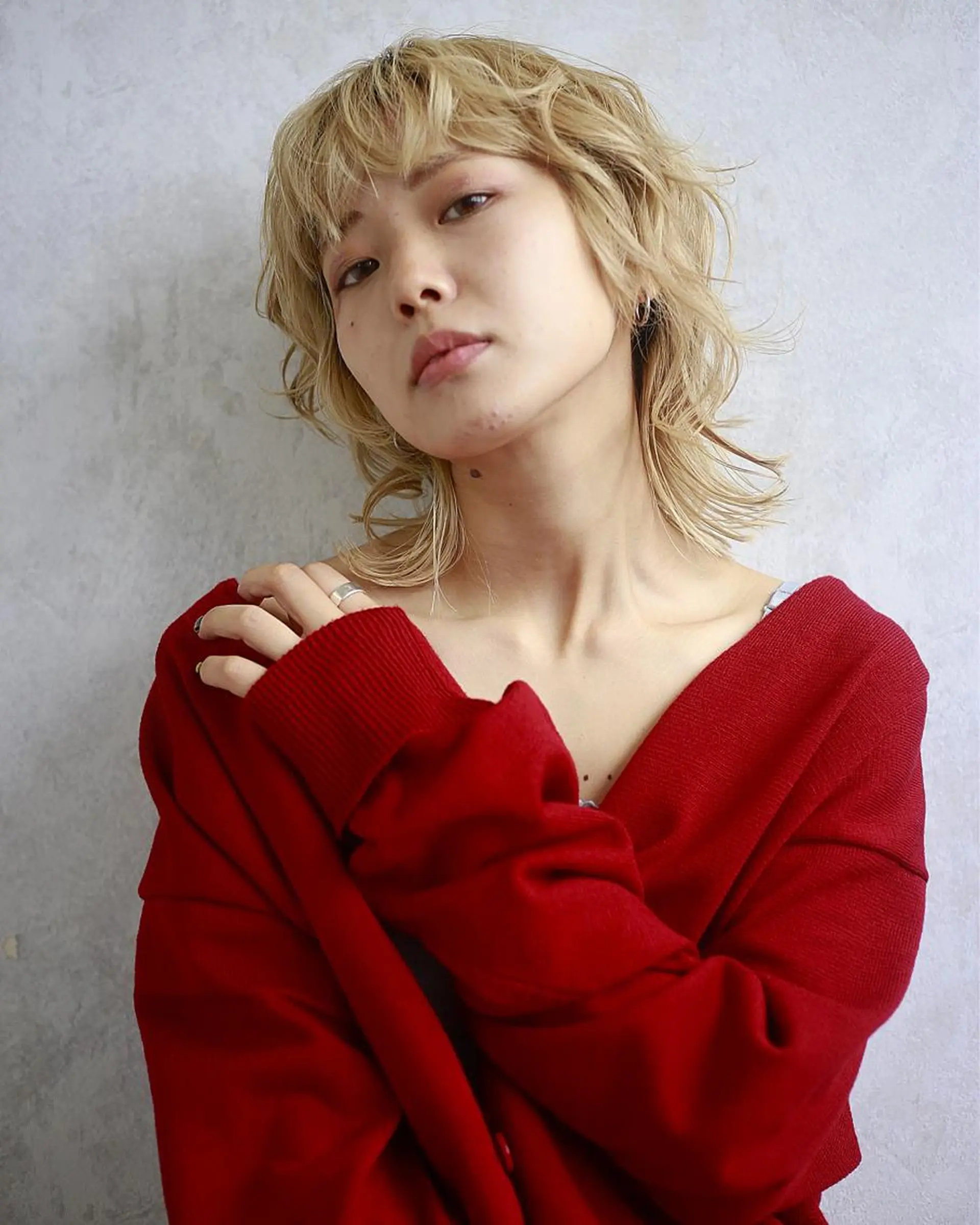 ミディアム カラー パーマ ヘアアレンジ like みやびのヘアスタイル