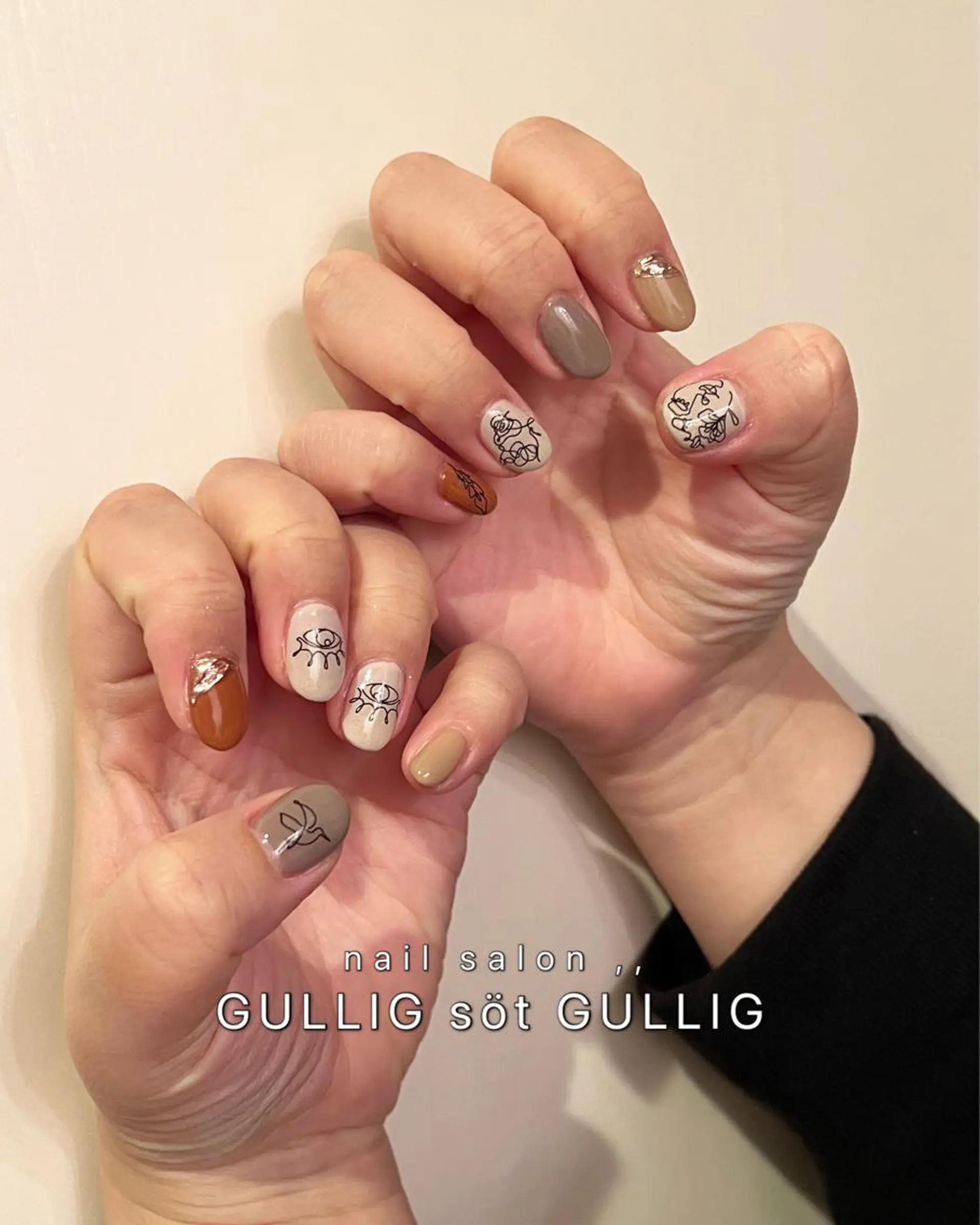 ネイル ハンドネイル フットネイル GULLIG söt GULLIGのネイルデザイン