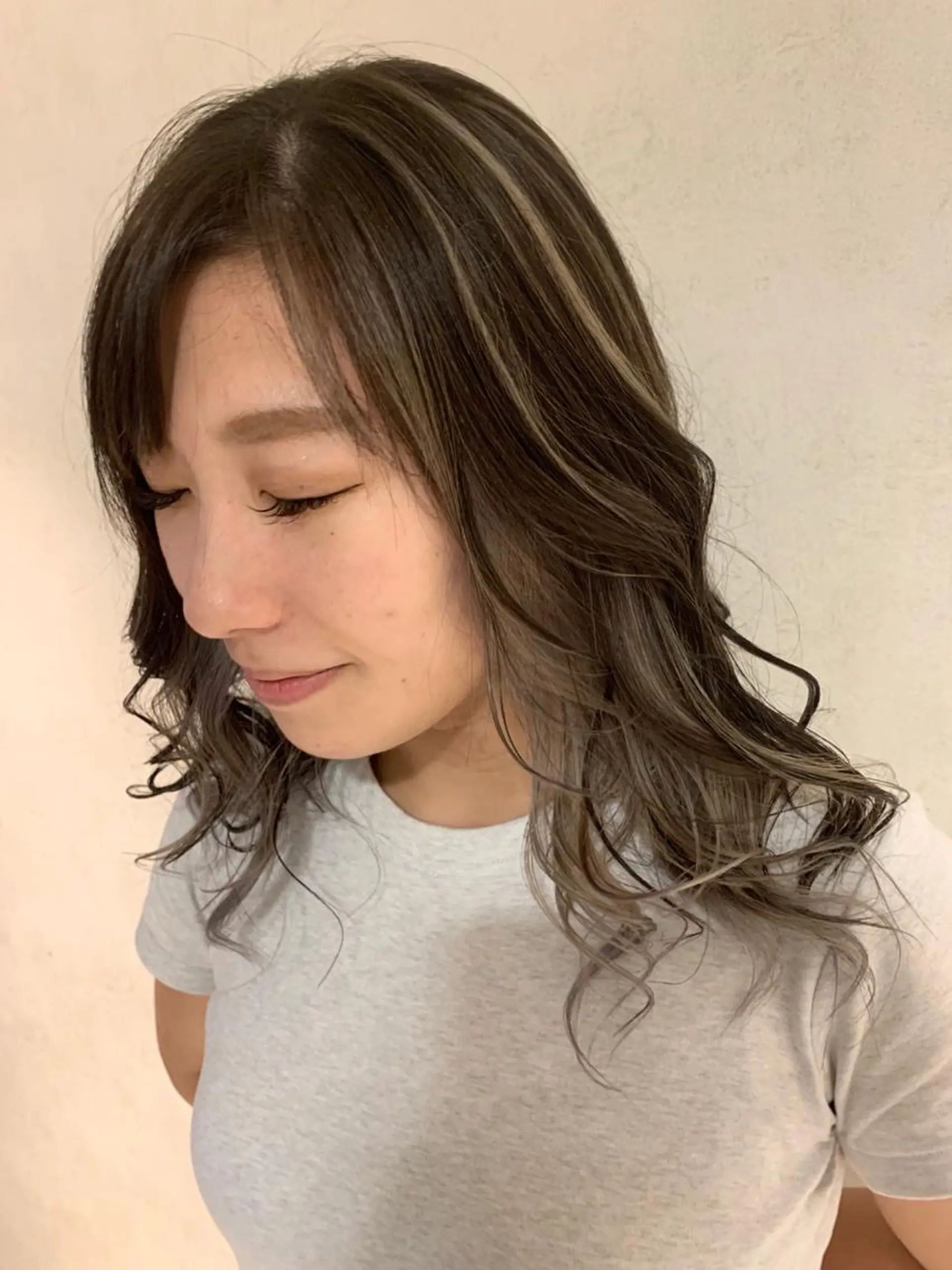 セミロング 市村 正義のヘアスタイル