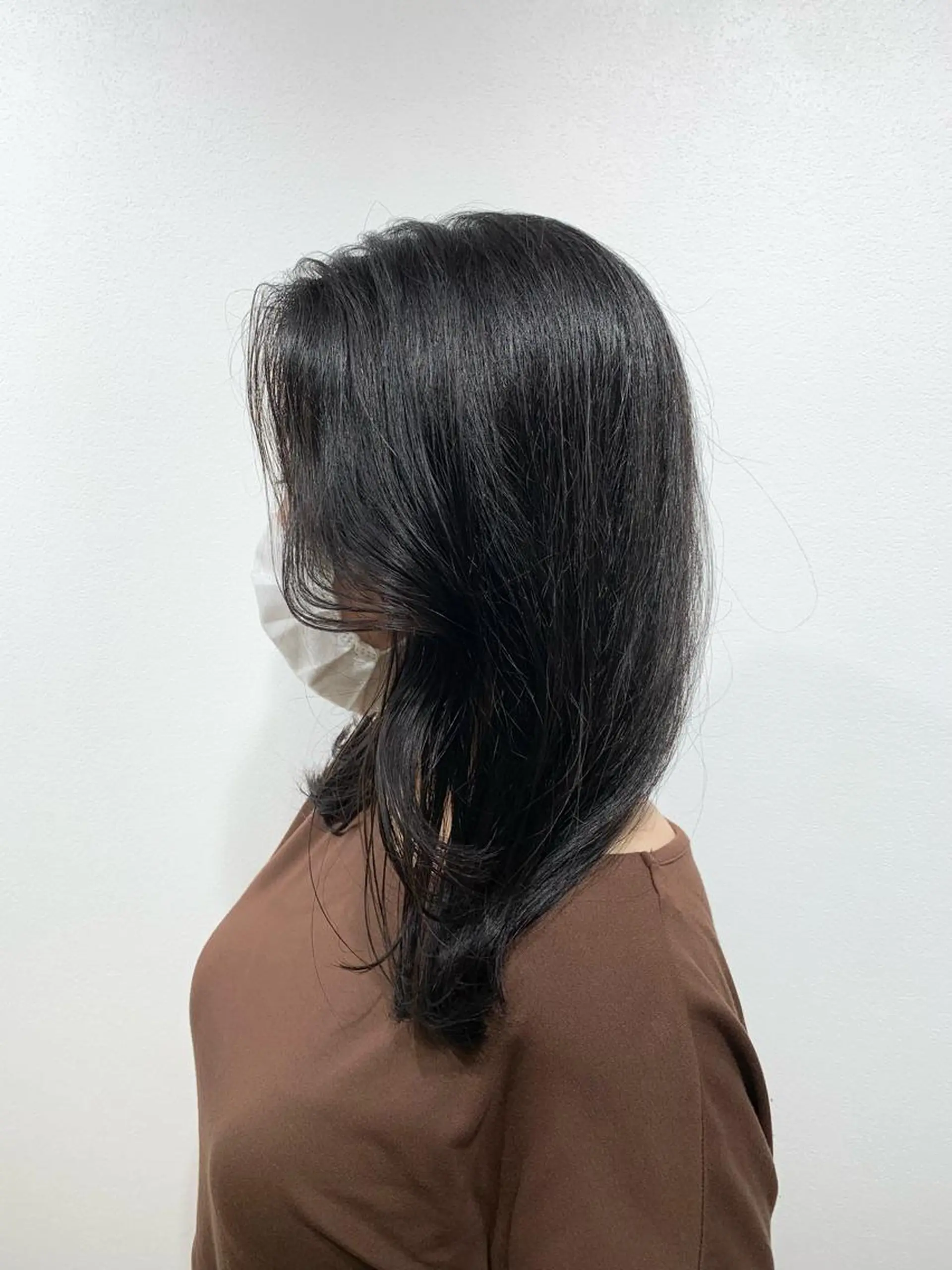 セミロング カラー ヘアアレンジ キヨミ 韓国レイヤーカットのヘアスタイル