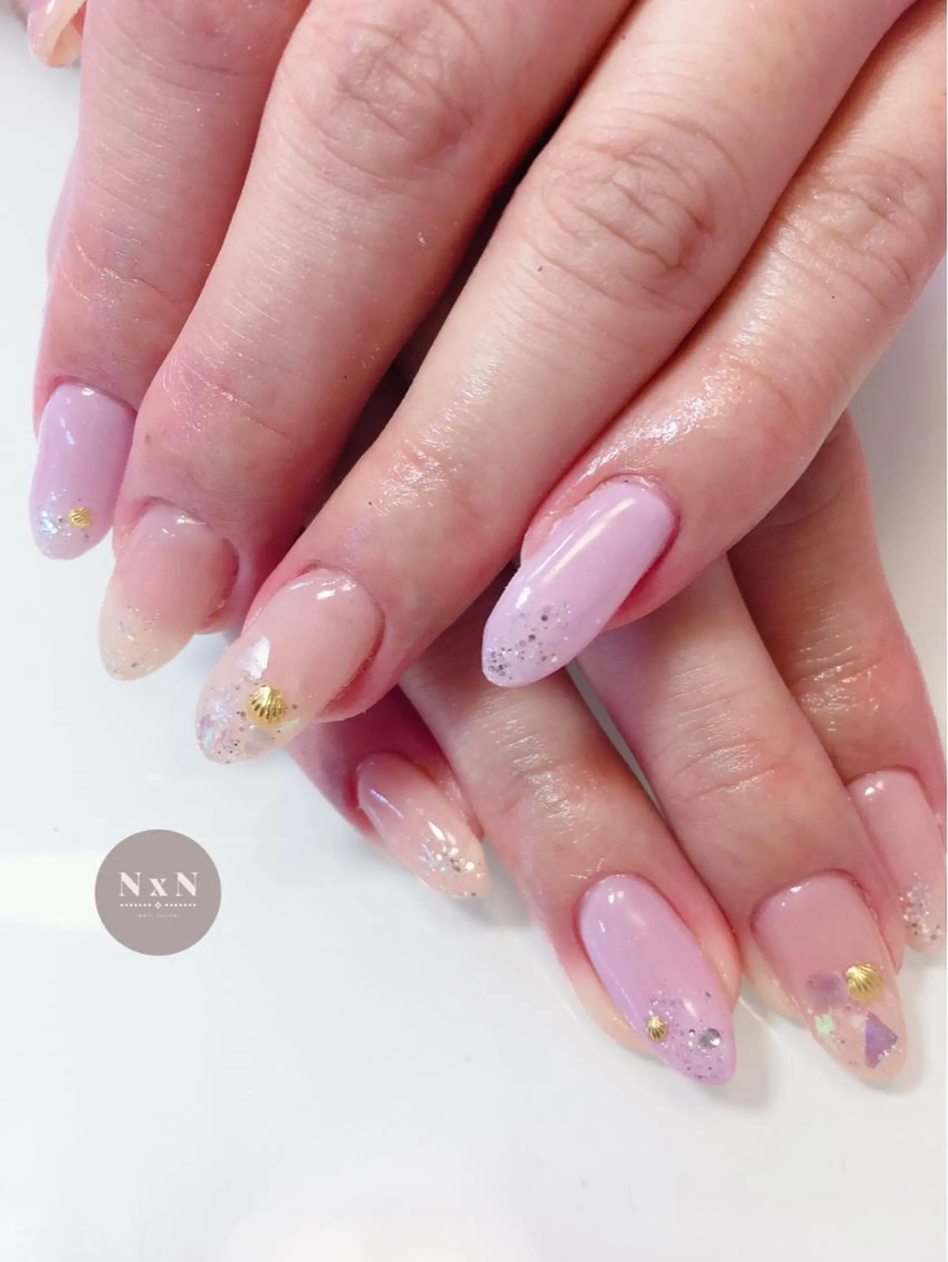 ネイル ジェルネイル ぷっくりネイル nail salon N×Nのネイルデザイン