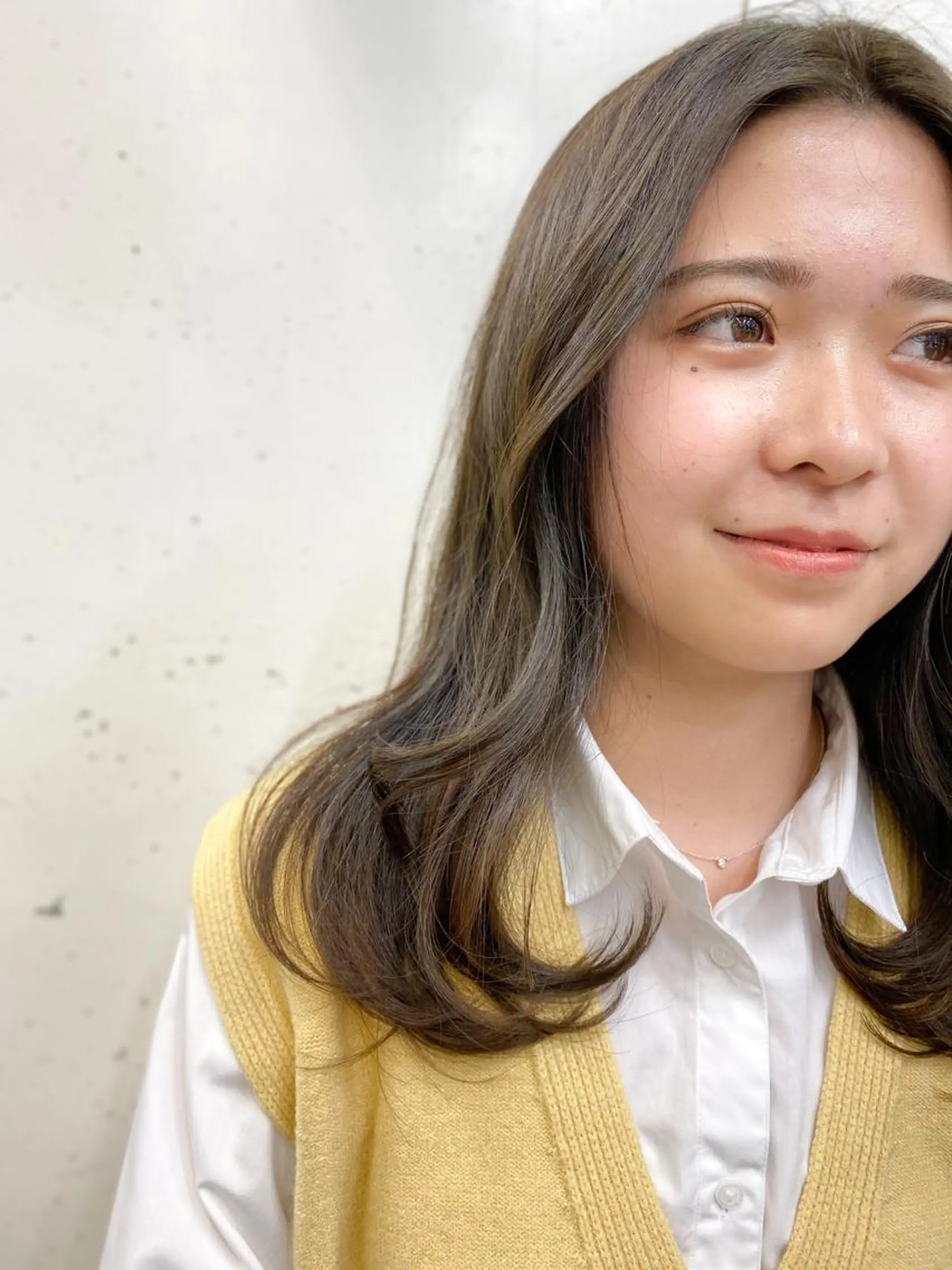 ロング カラー ベージュカラー ハイライトカラー ハイライト メンズ特化 刈り上げない/金井のヘアスタイル