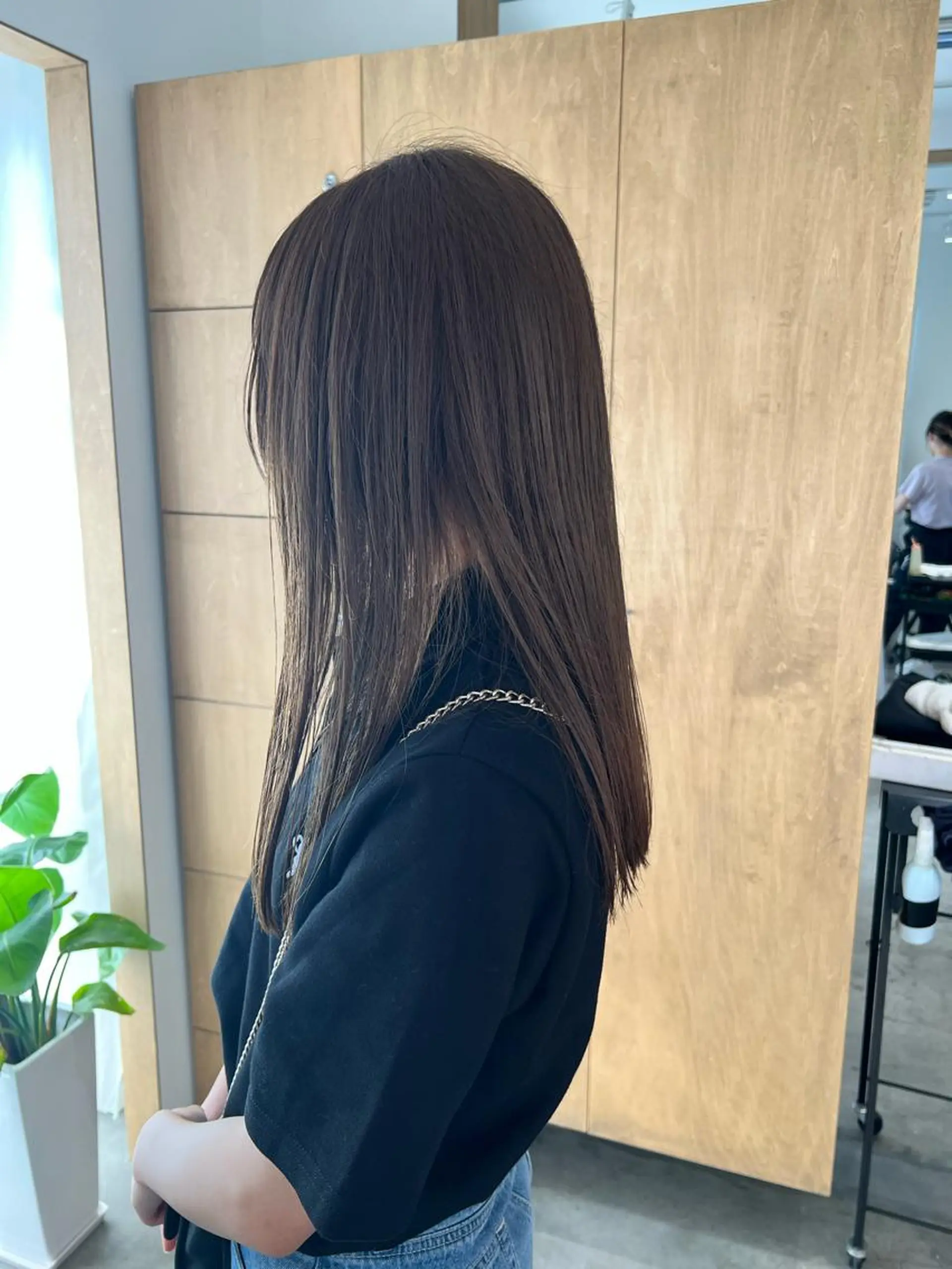 セミロング カット ヘアカラー トリートメント ミディアムパーマ /癖毛パーマのヘアスタイル