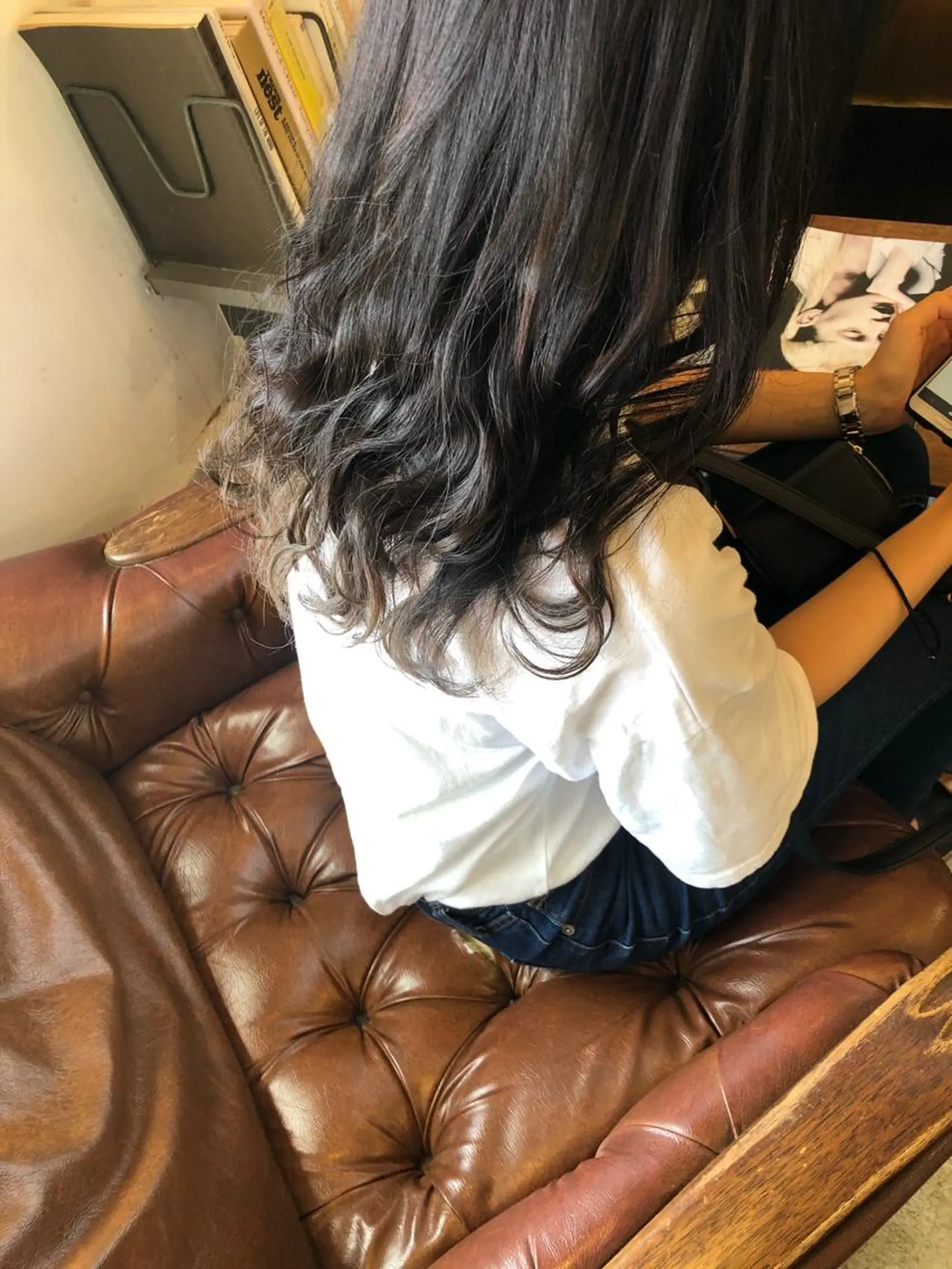 ロング カラー パーマ カット ヘアカラー デザインカット🎨 ボブ🫟おざきのヘアスタイル