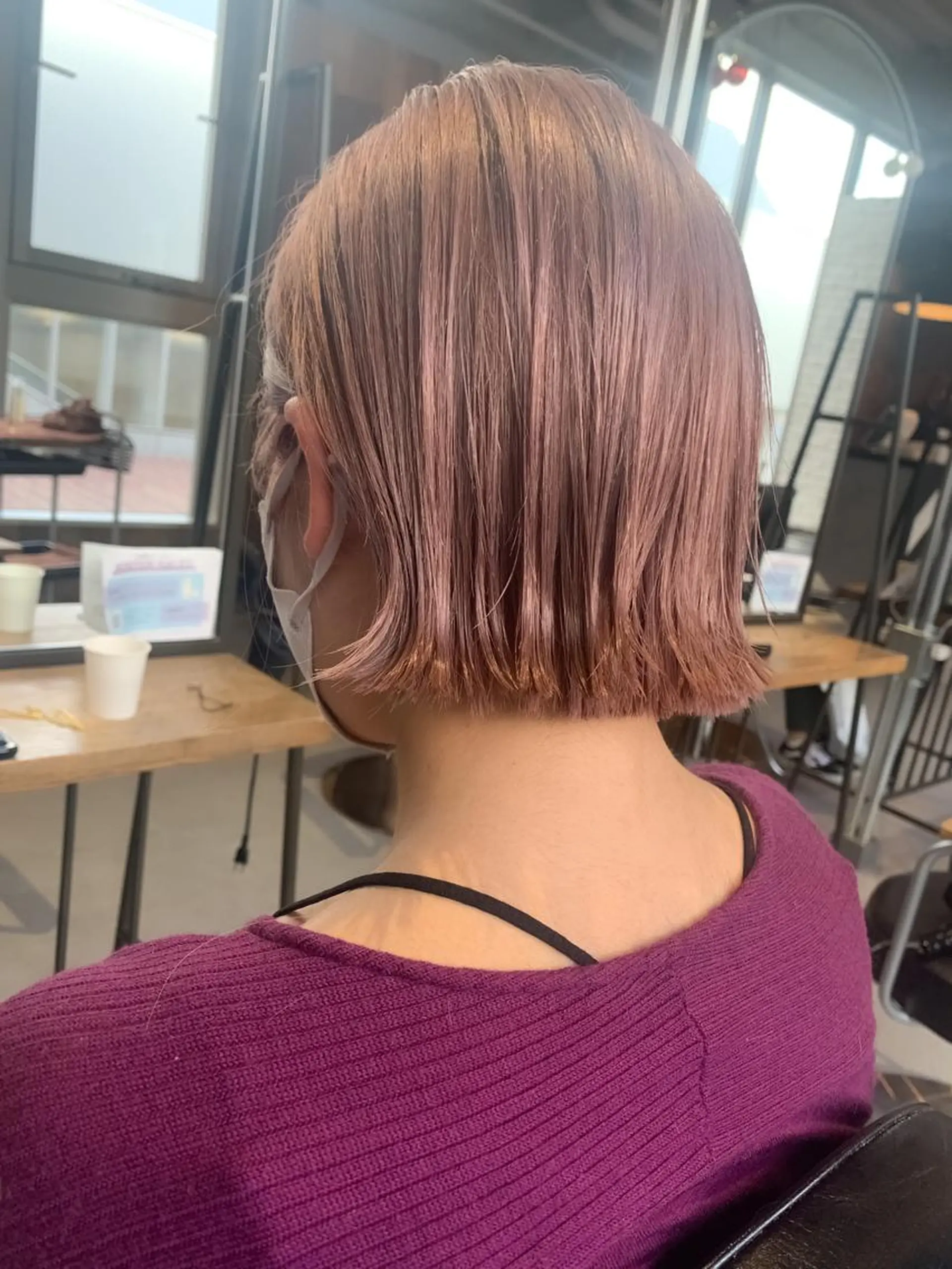 ショート 福田 美波のヘアスタイル