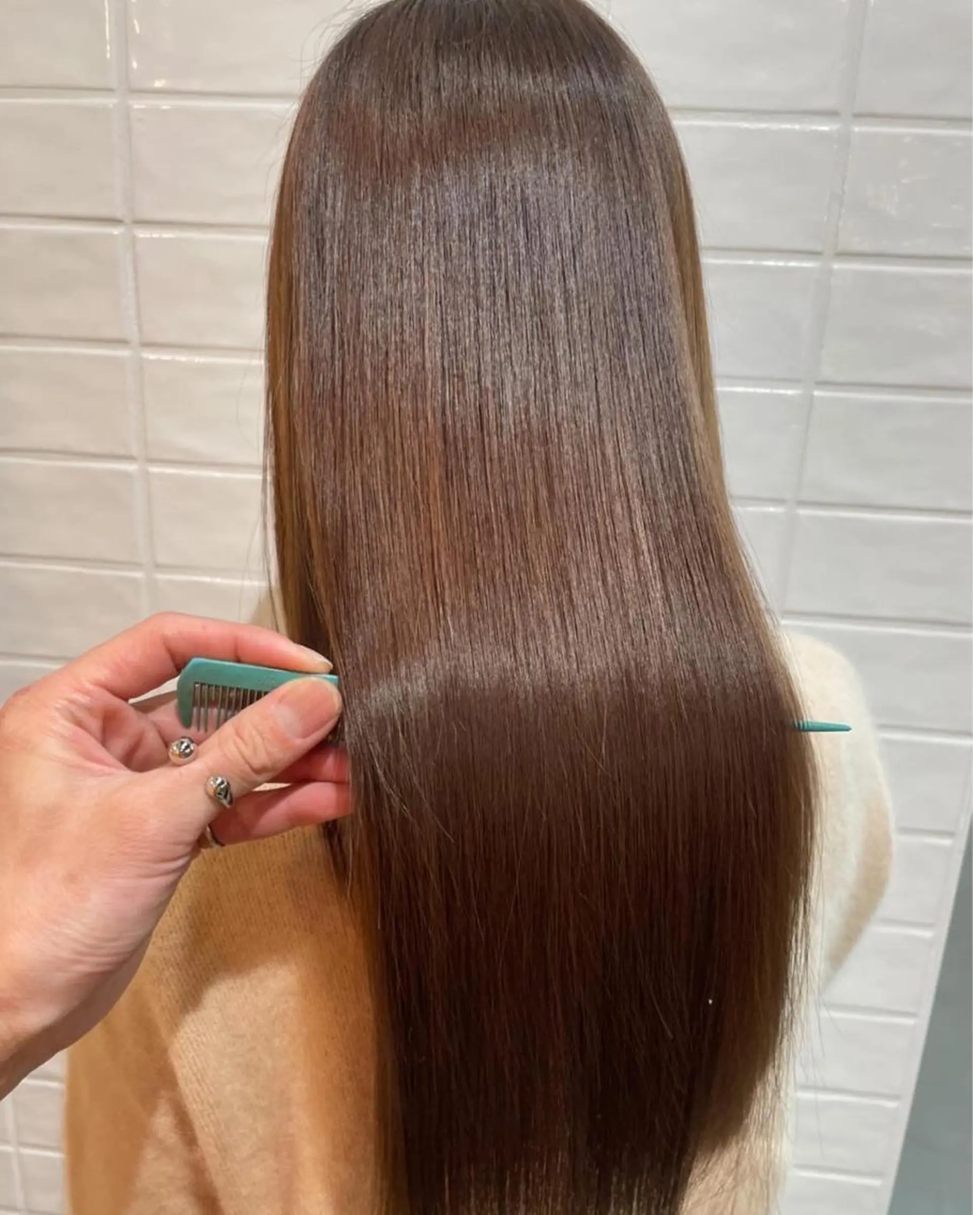 ロング ヘアカラー トリートメント 【髪質改善特化･ 福田航洋】のヘアスタイル