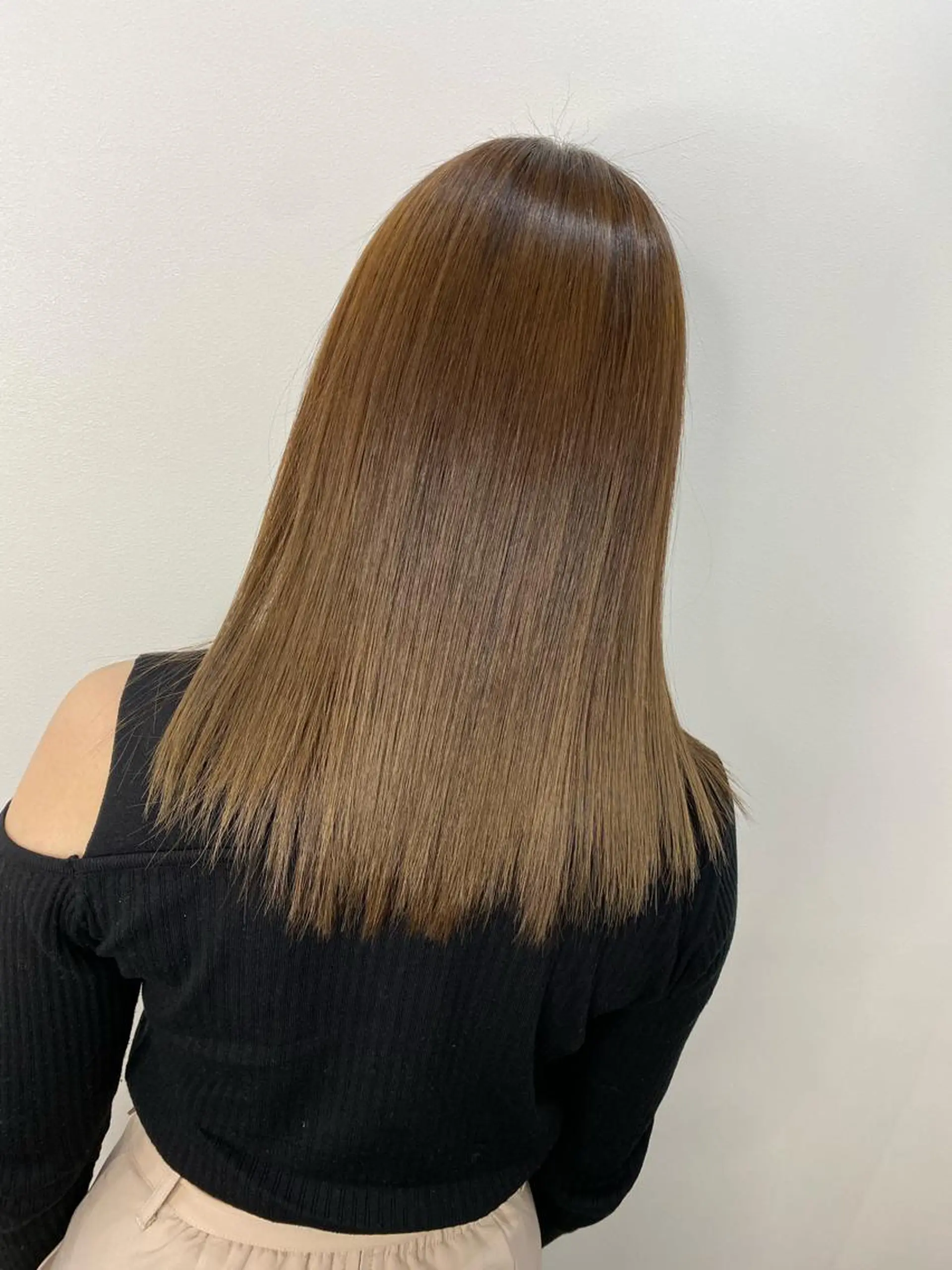 セミロング カット 縮毛矯正 トリートメント 【乾かすだけで革命】 早矢仕正志のヘアスタイル