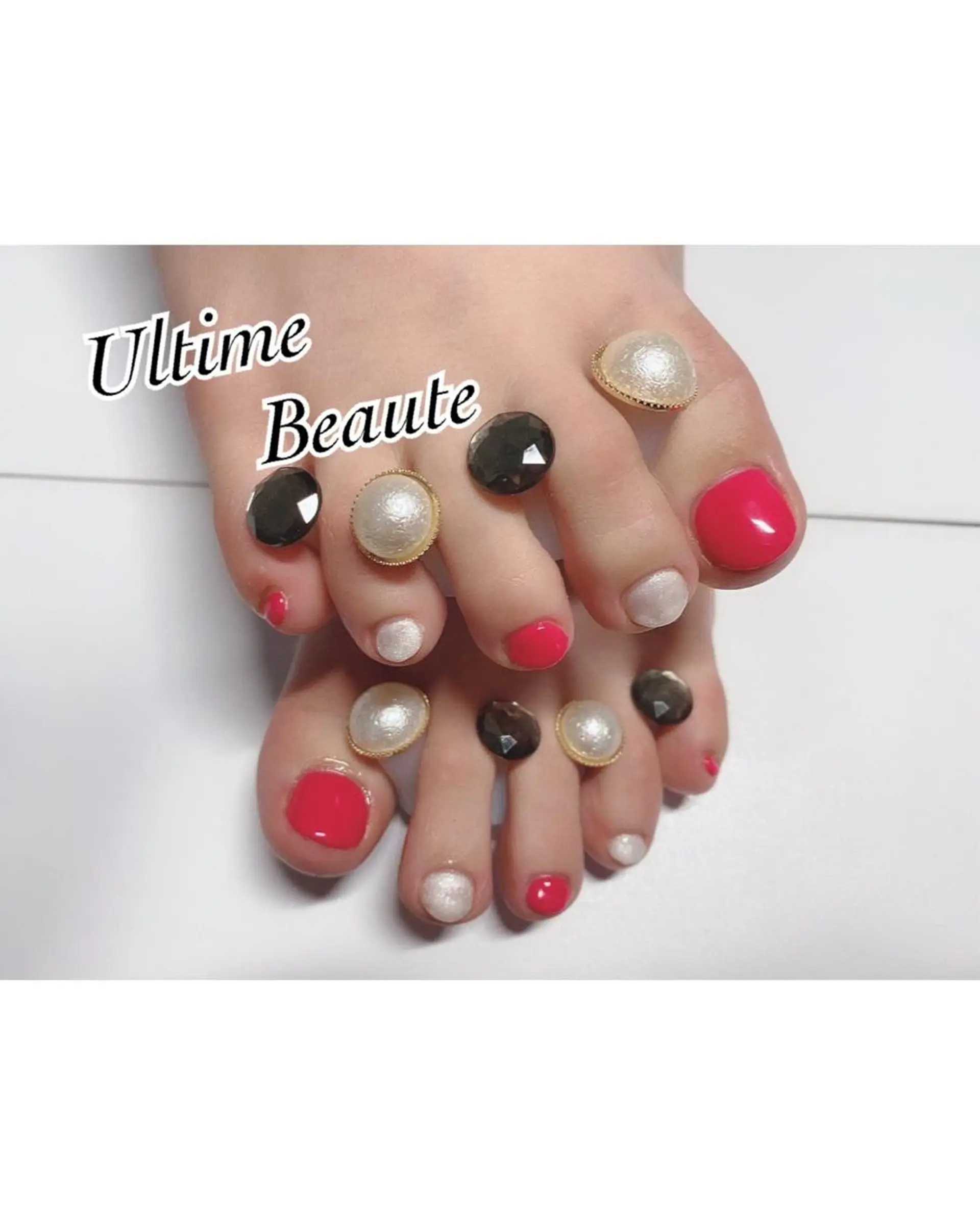 ネイル ピンク 石塚 亜矢加のネイルデザイン