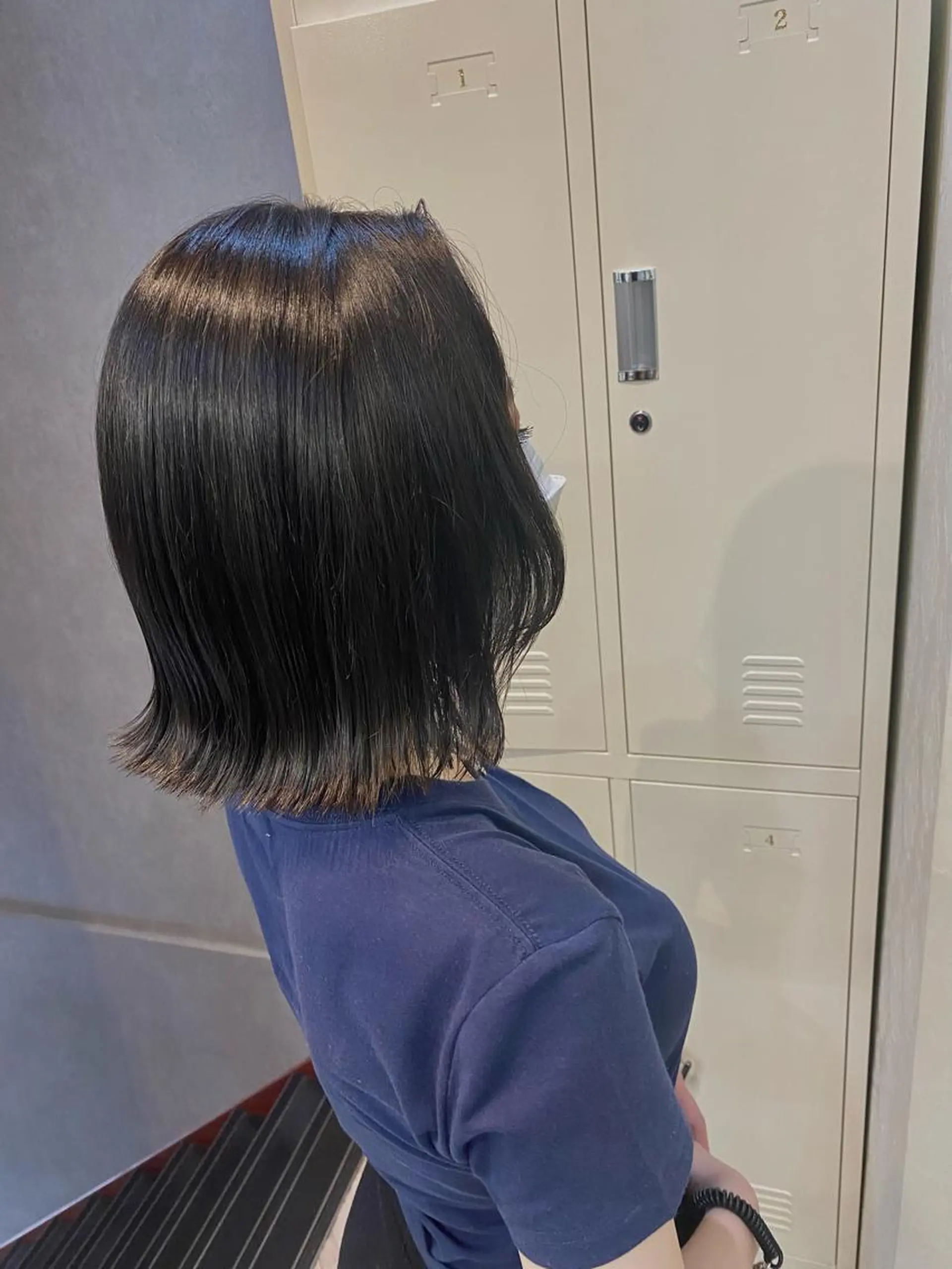 ミディアム カット ヘアカラー トリートメント ココロ☀️ CLUTCH天王寺店のヘアスタイル