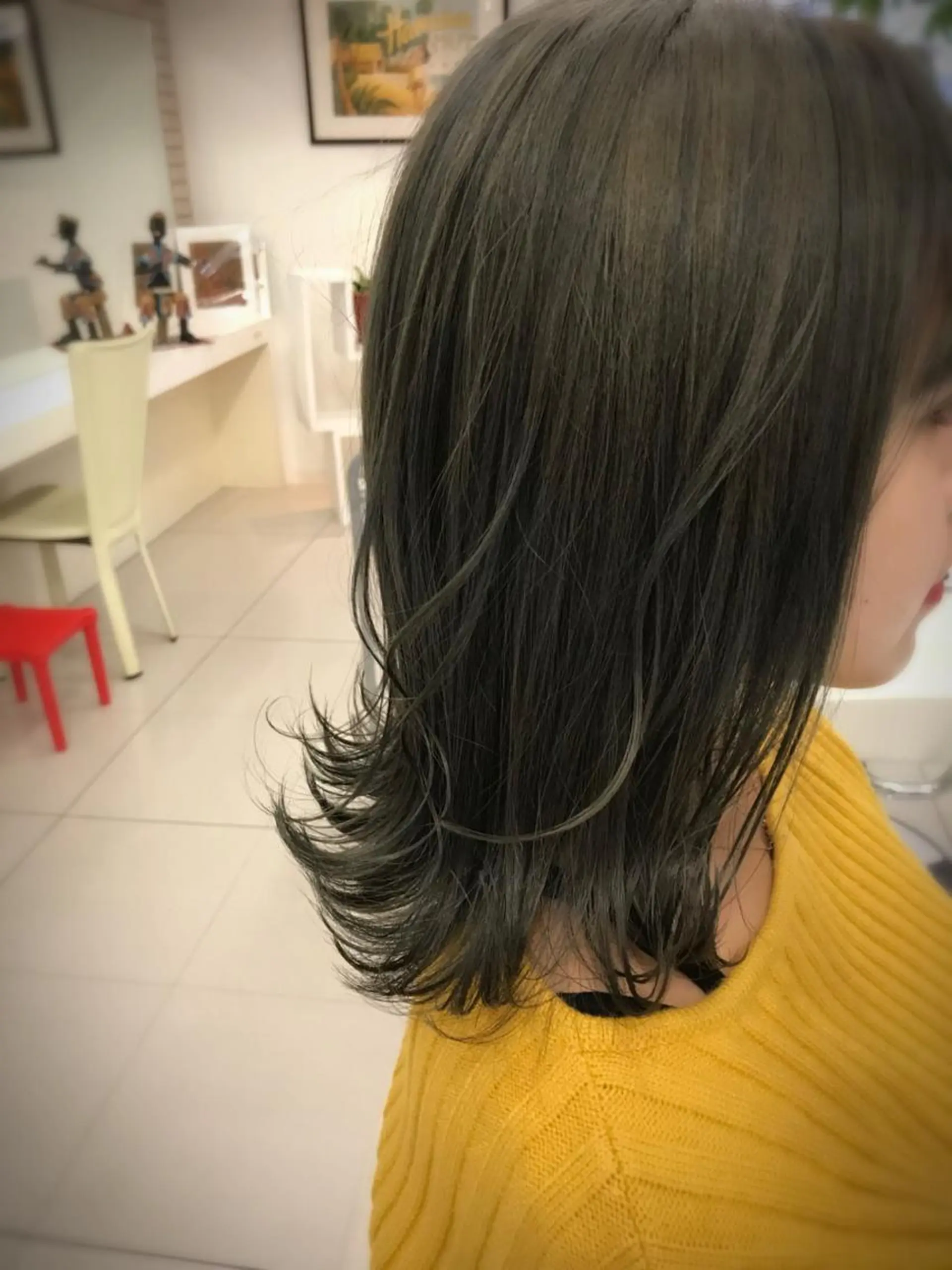 ミディアム 落合 優太のヘアスタイル