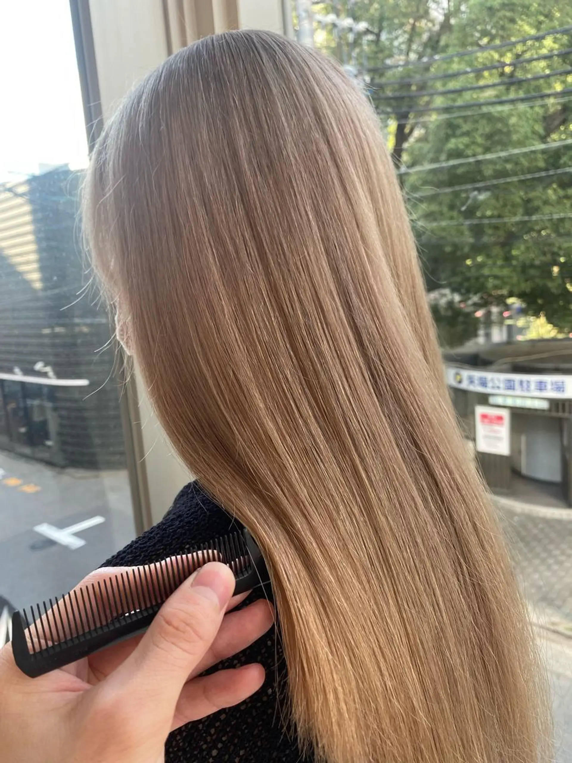 ロング カラー ベージュカラー ブリーチ ホワイトベージュ 鈴木/ニュアンス パーマ/メンズのヘアスタイル