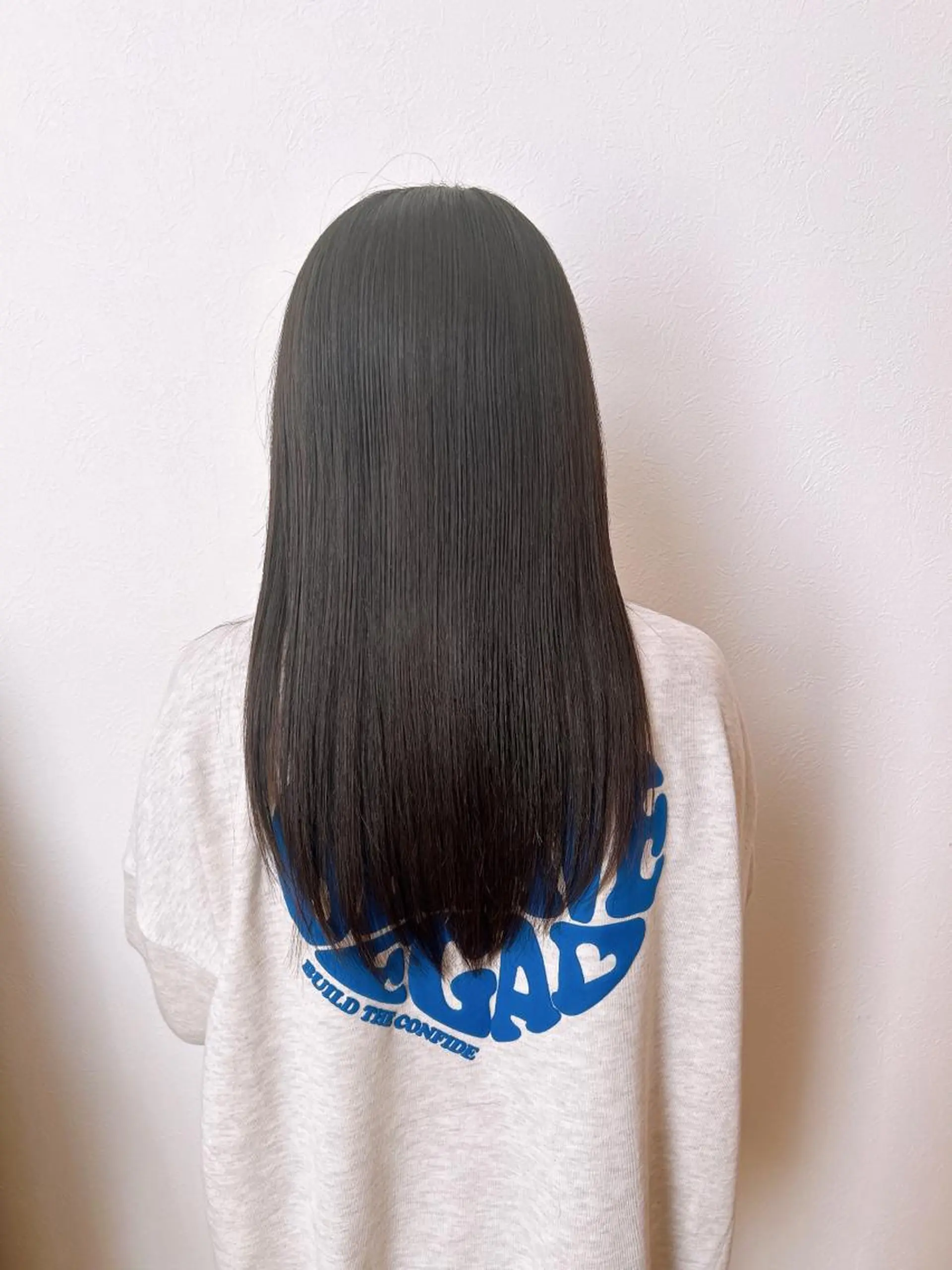 ロング カット 縮毛矯正 榎田 左小里のヘアスタイル