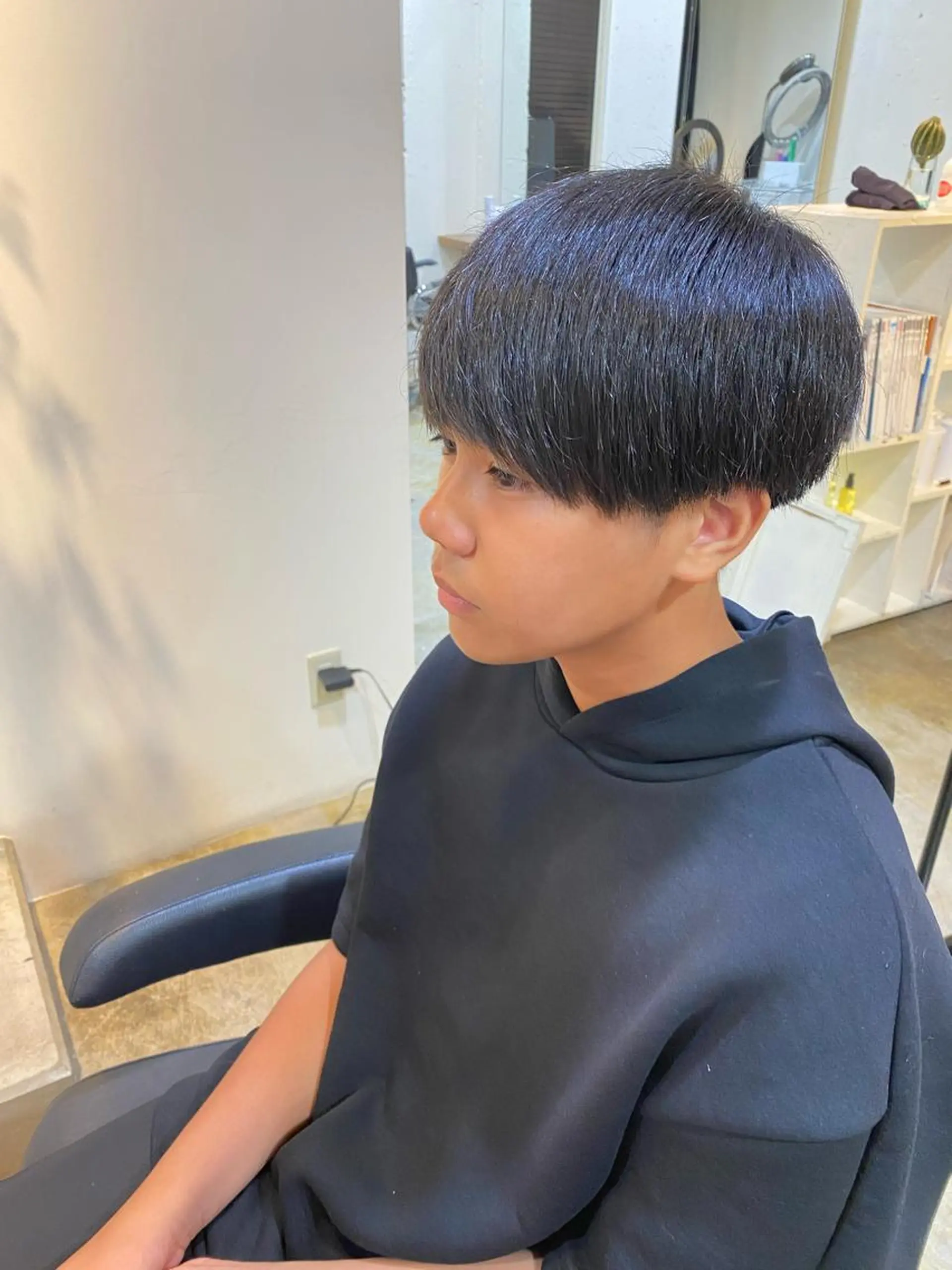 ショート メンズ マッシュ JINKIメンズ特化 メンズカットパーマのヘアスタイル