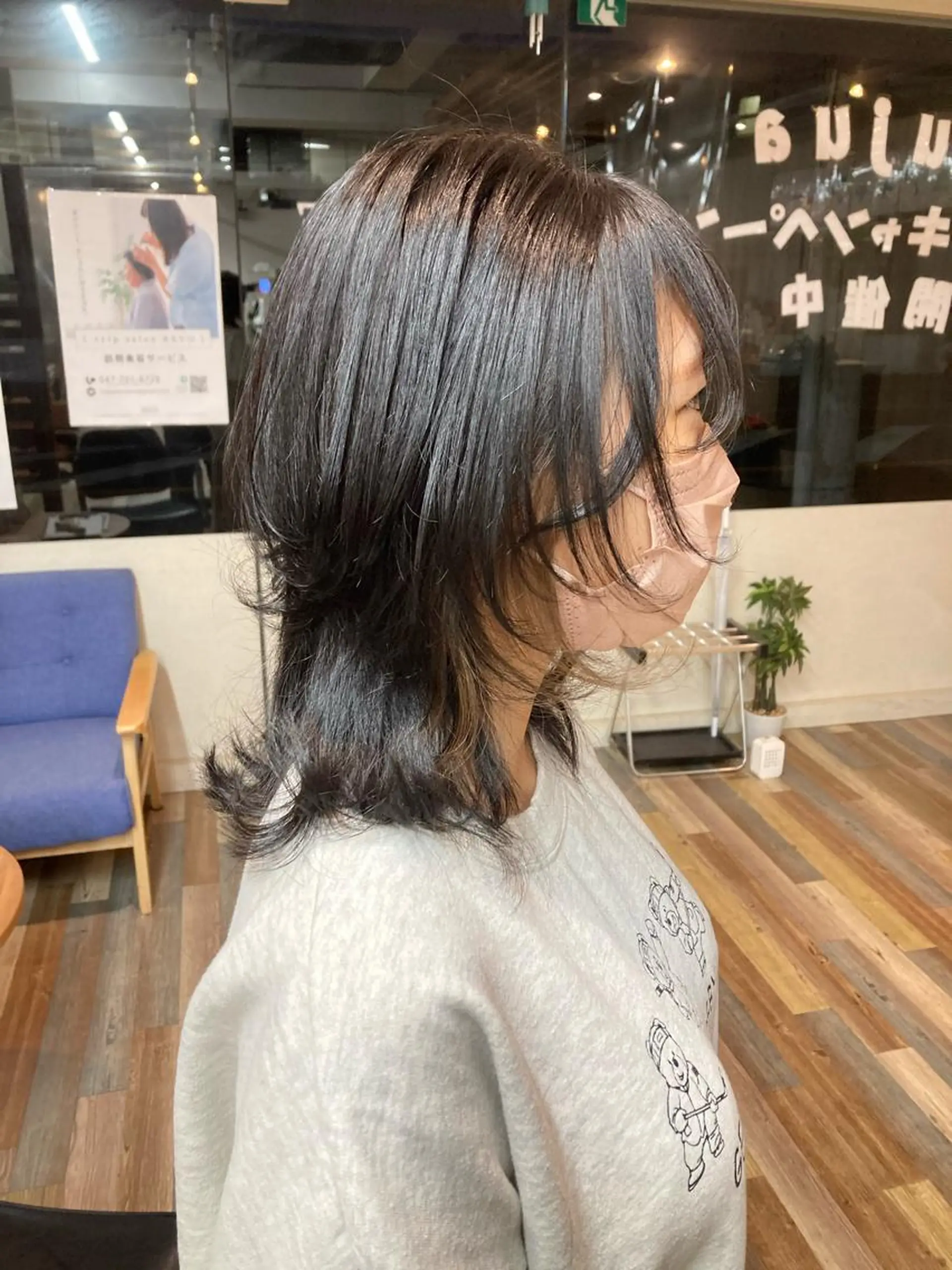 セミロング カラー カット トリートメント ヘアセット ✂️似合わせの魔術師 石田一樹✂️のヘアスタイル