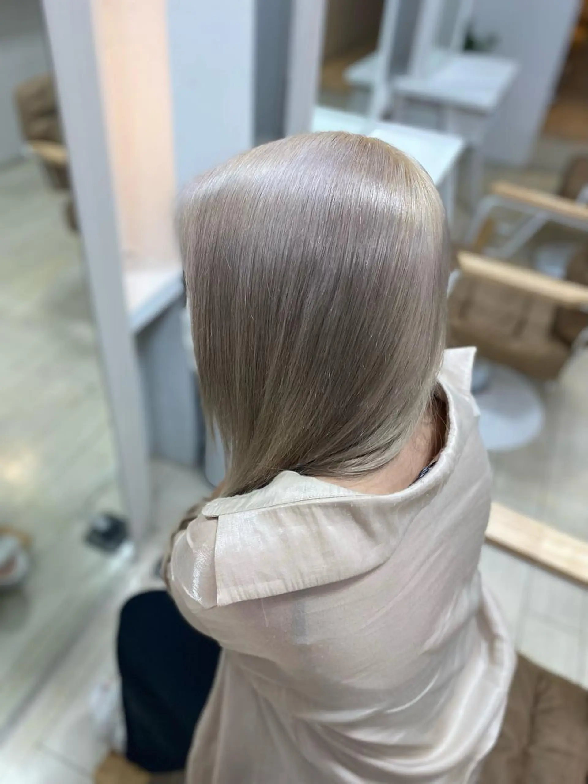 セミロング カラー パーマ ヘアアレンジ メンズ キッズ ネイル マツエク・マツパ アイブロウ 🧡可愛い色落ち🧡 ハイトーン特化🧡のヘアスタイル
