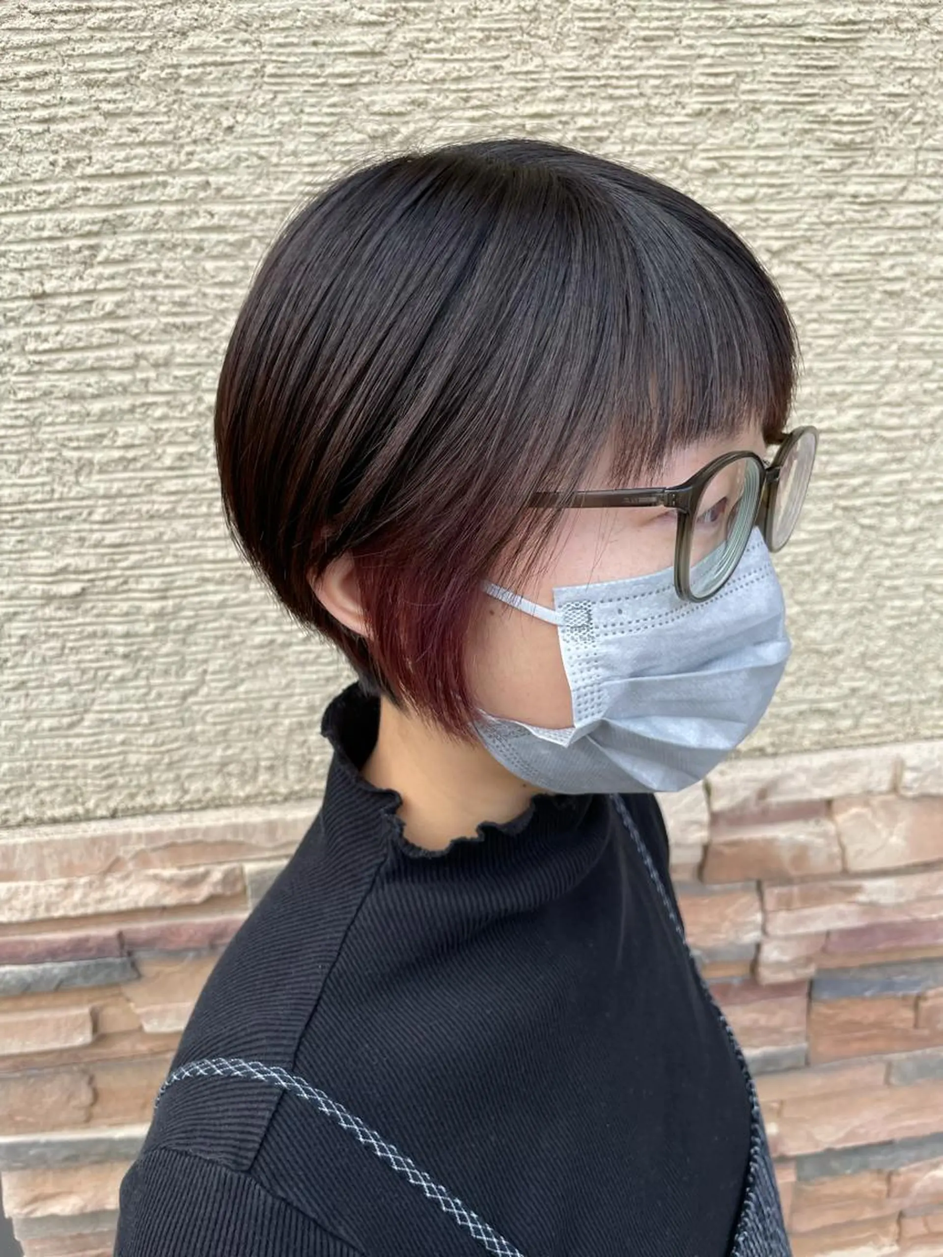 ショート カラー コレットヘアー 田中アヤノのヘアスタイル