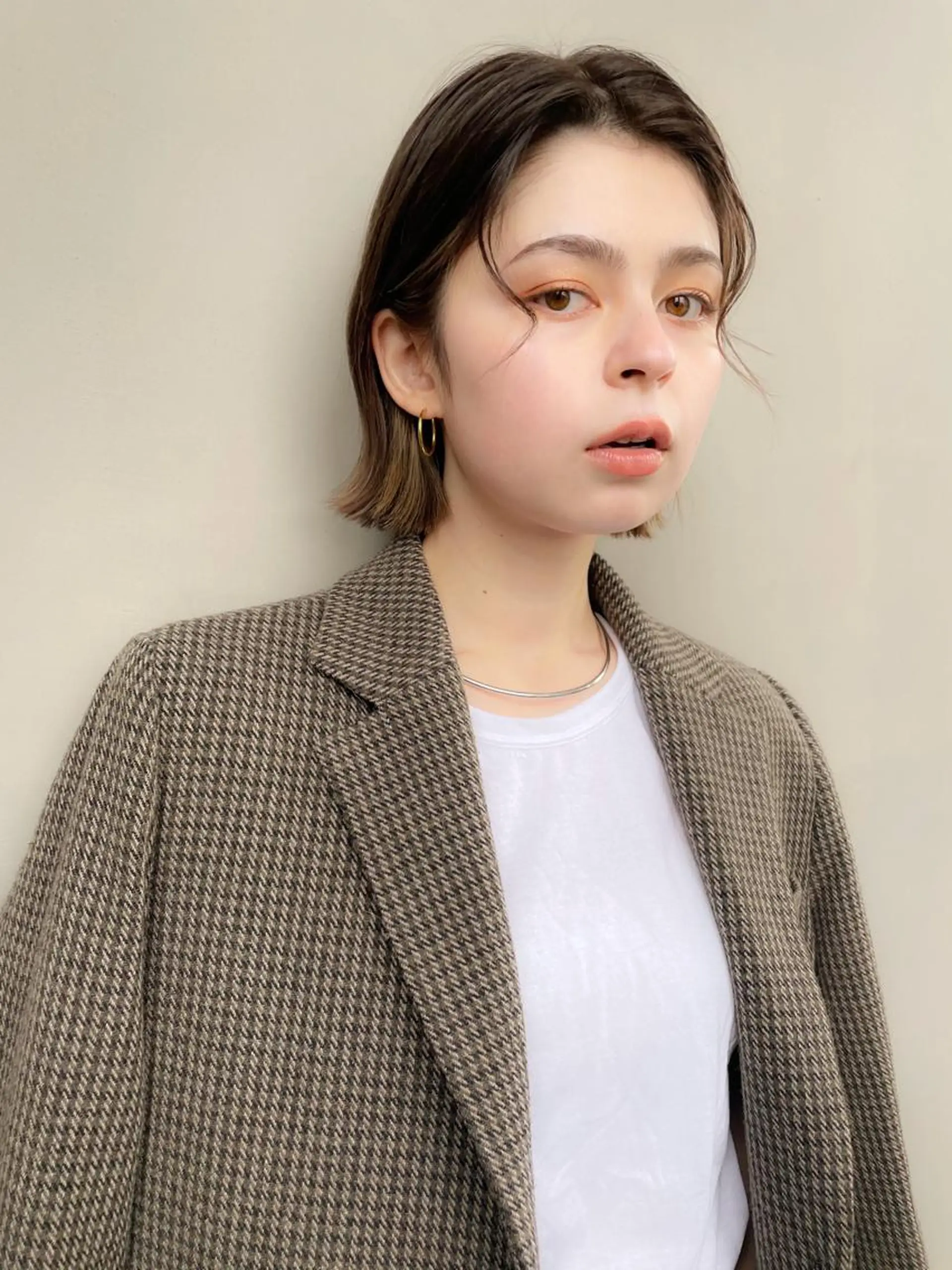 ミディアム カラー パーマ 💖美髪矯正💖 辻未侑のヘアスタイル
