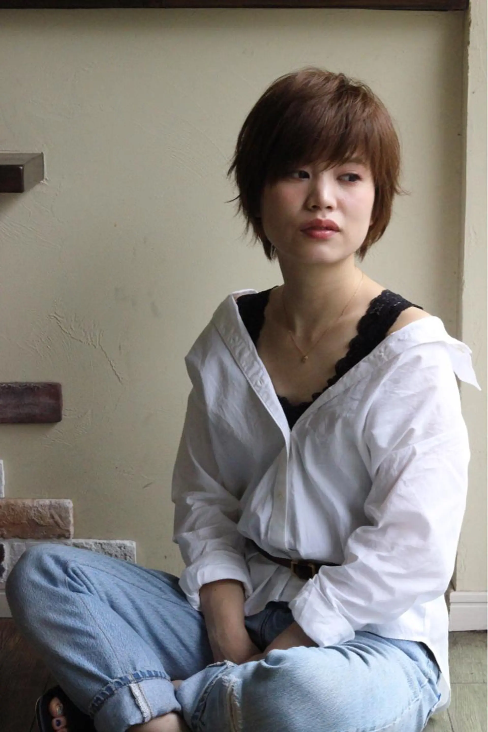 ショート ☕️ベージュカラー 内藤光哉☕️のヘアスタイル