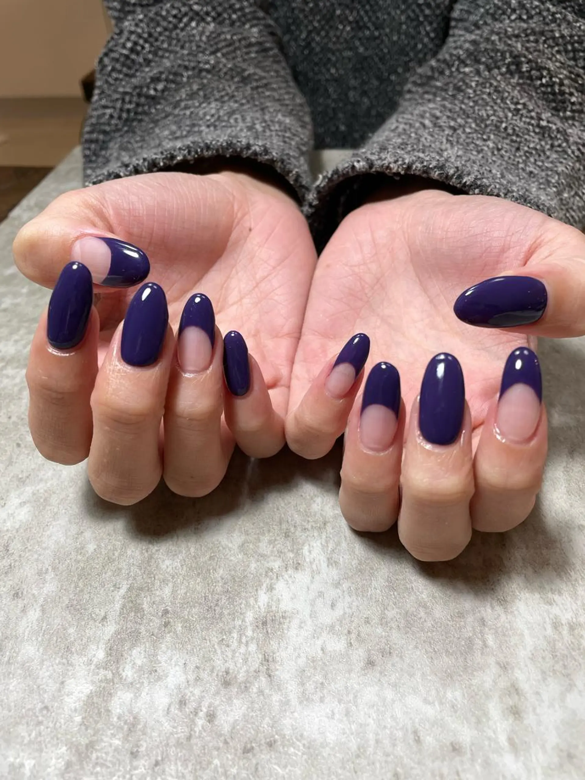 ネイル ニュアンスネイル シンプルネイル percent .%のネイルデザイン