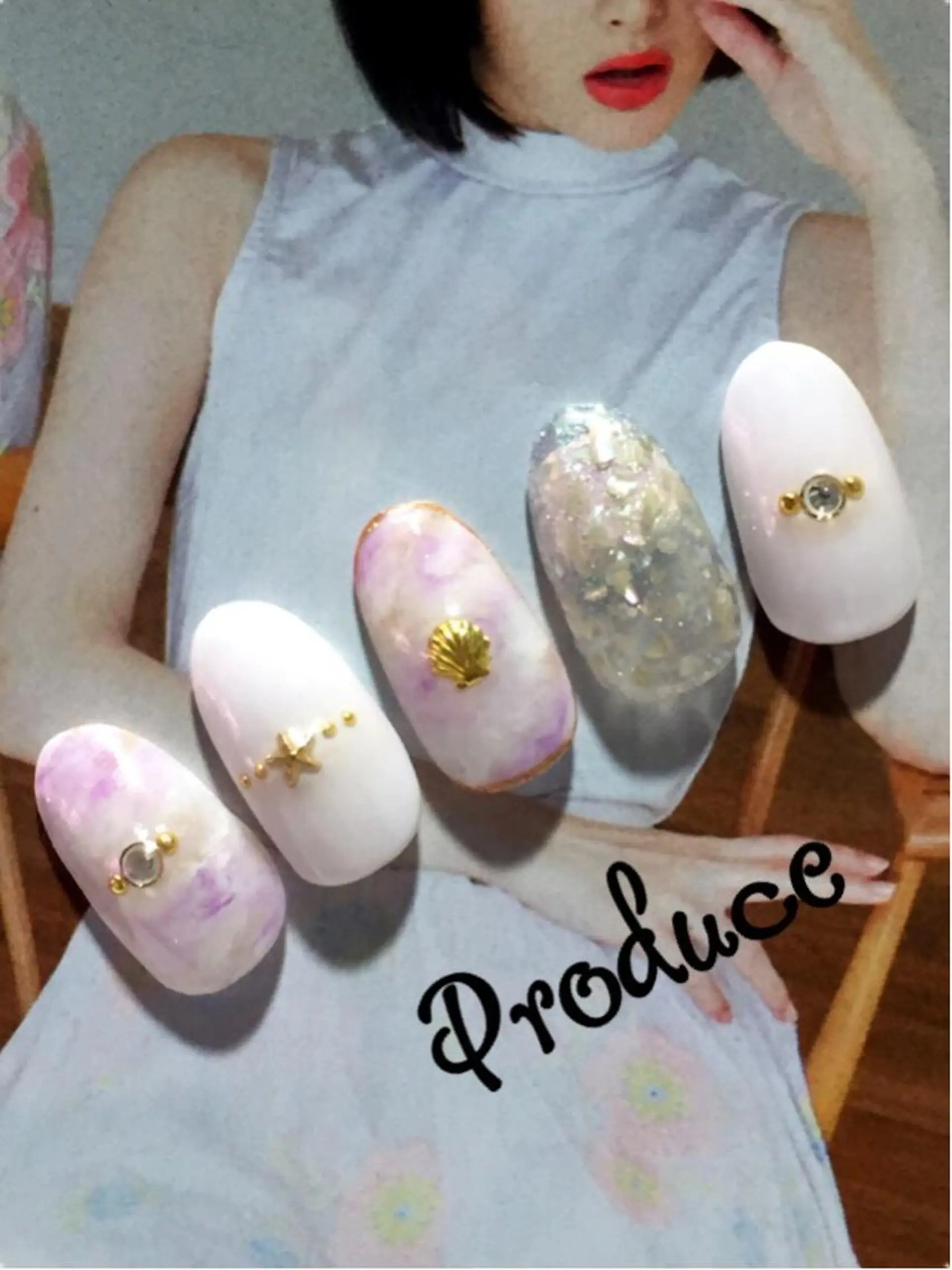 ネイル Sympa 𝓜iwako🐰ᩚのネイルデザイン