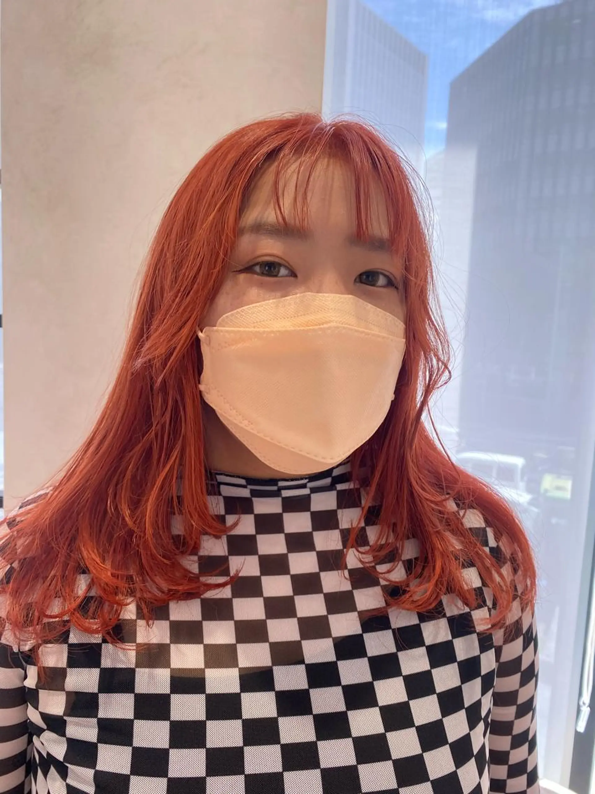 セミロング カラー 増井 彩乃のヘアスタイル