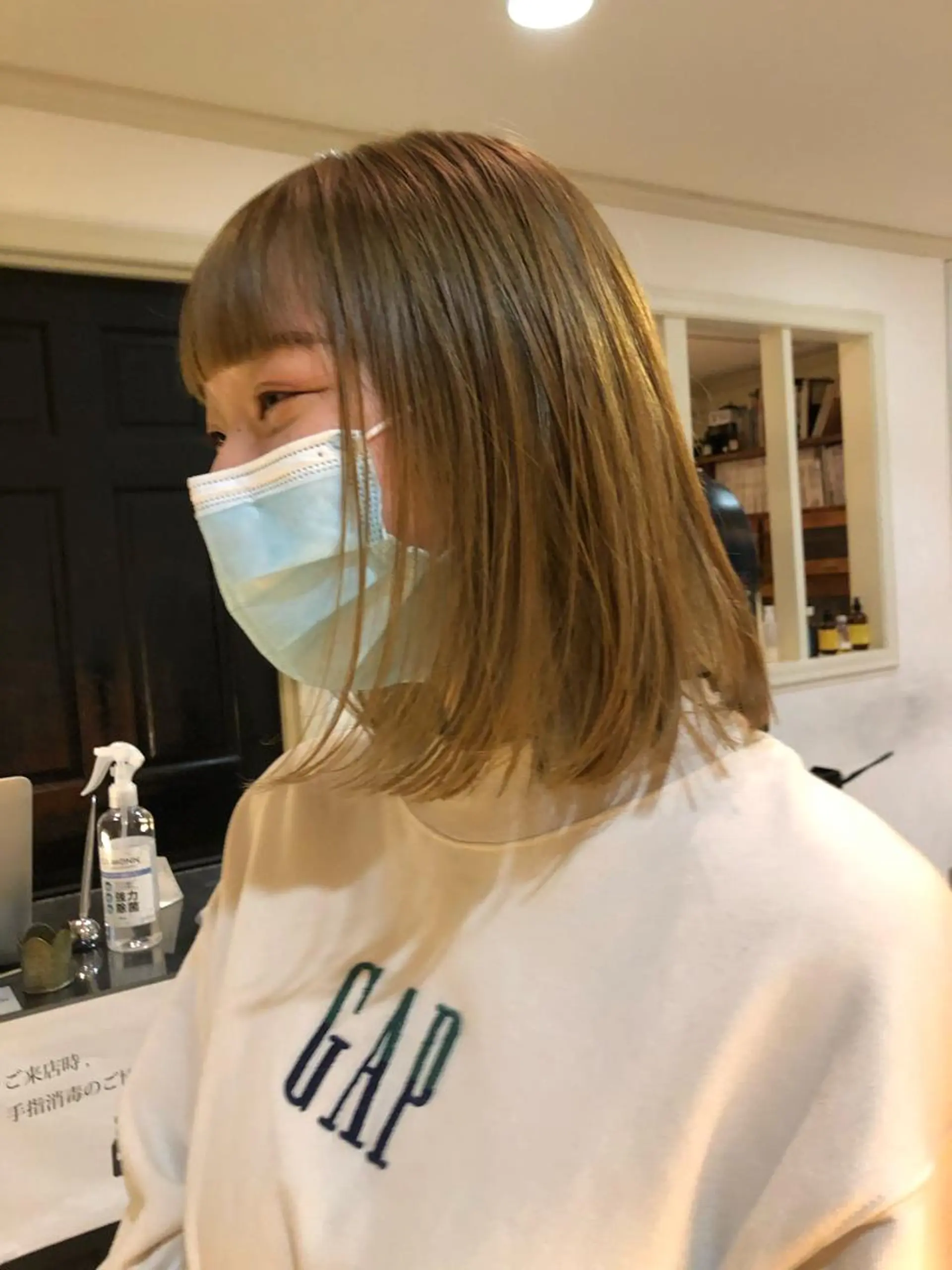 セミロング カラー eri kinjoのヘアスタイル