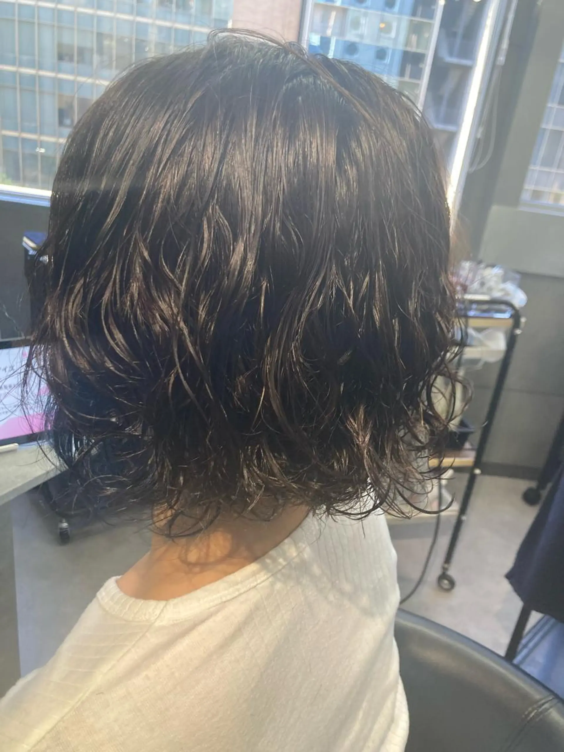 ショート パーマ カット パーマ 髪質改善☺︎縮毛矯正 ふじい まりんのヘアスタイル