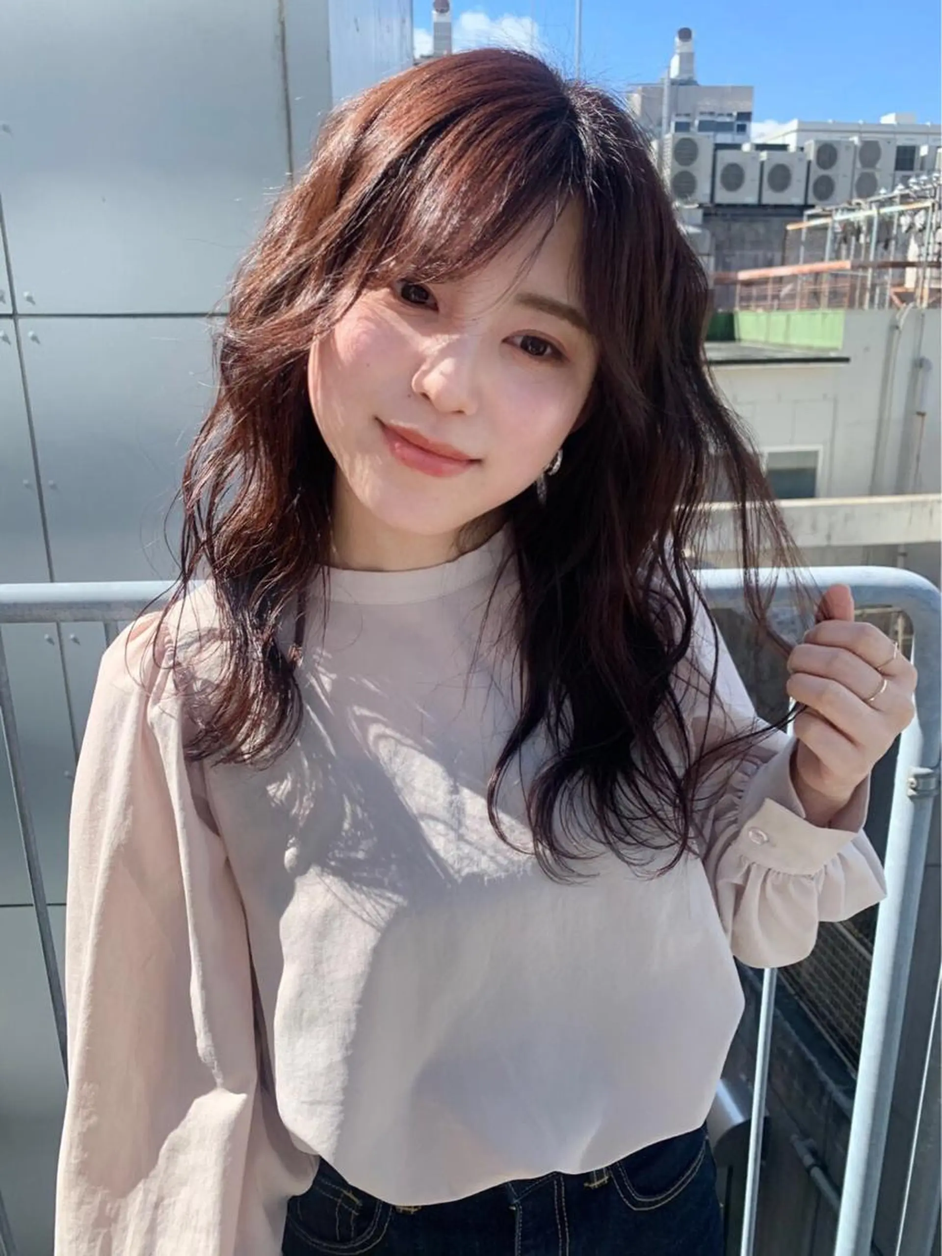 セミロング カラー 🌷小野田 睦🌷のヘアスタイル