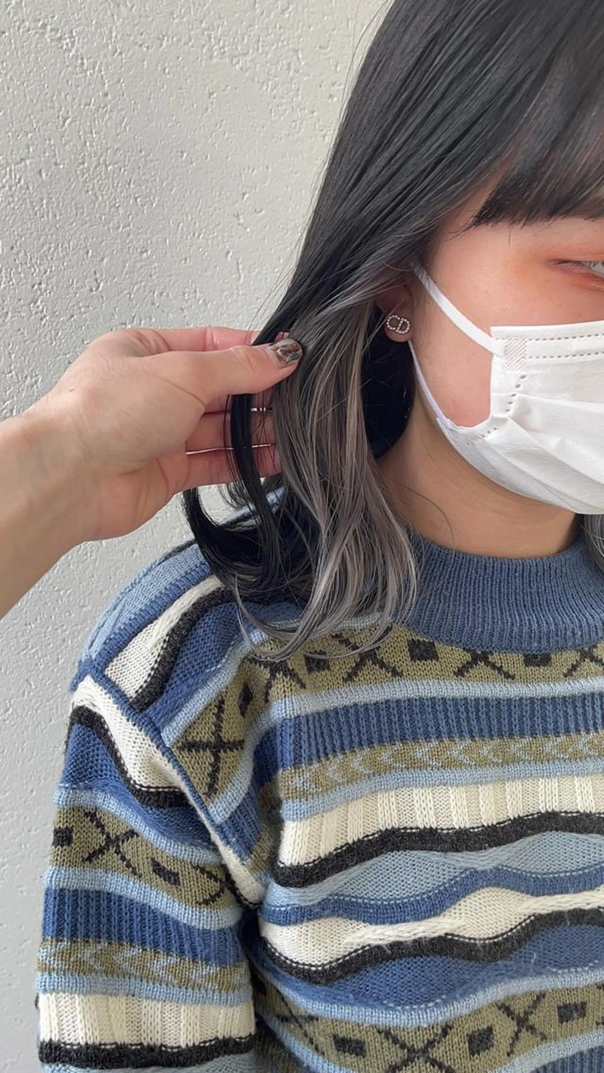 ミディアム カラー 市村 香多のヘアスタイル