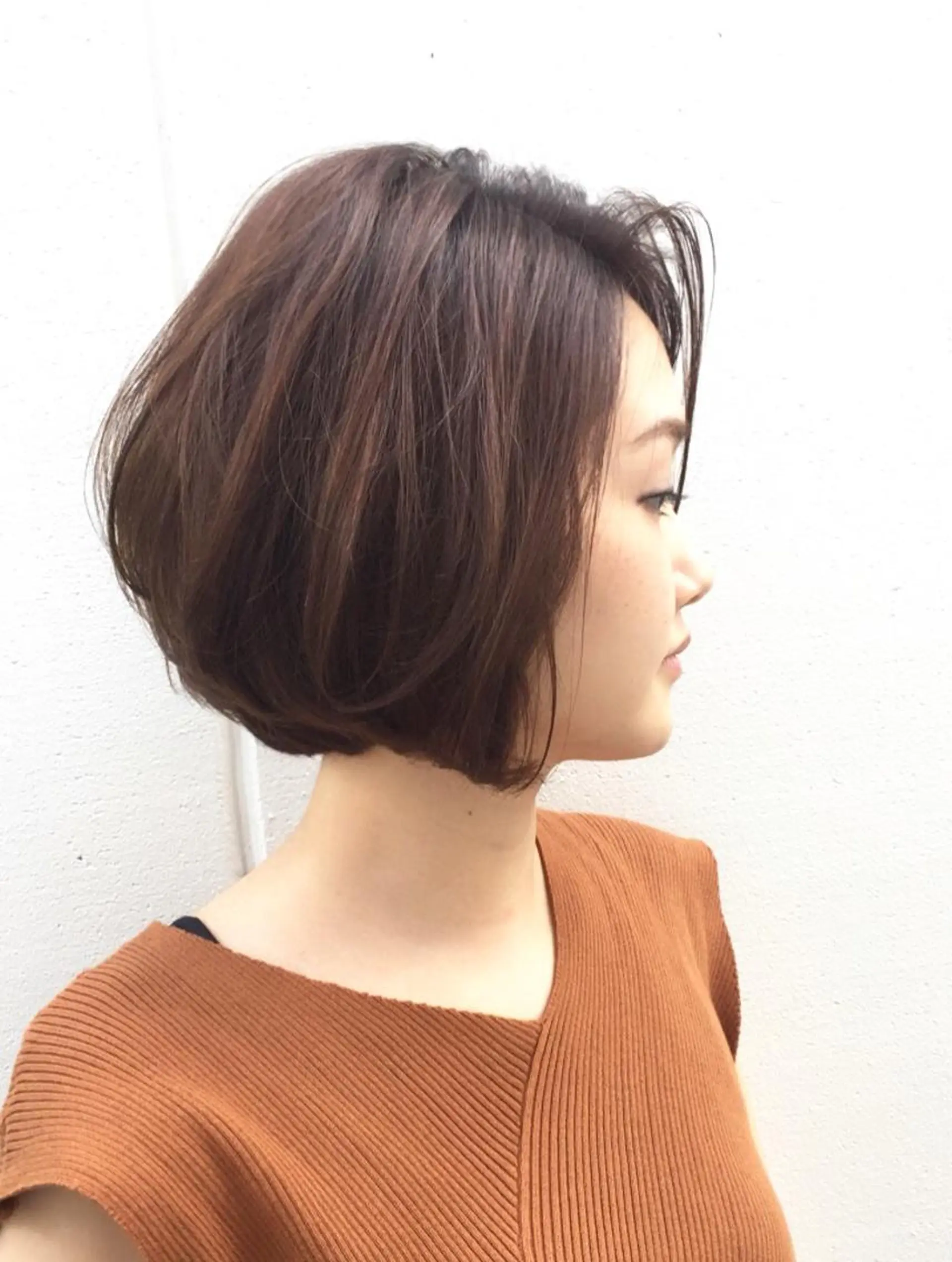 ショート パーマ 福地 礼奈のヘアスタイル