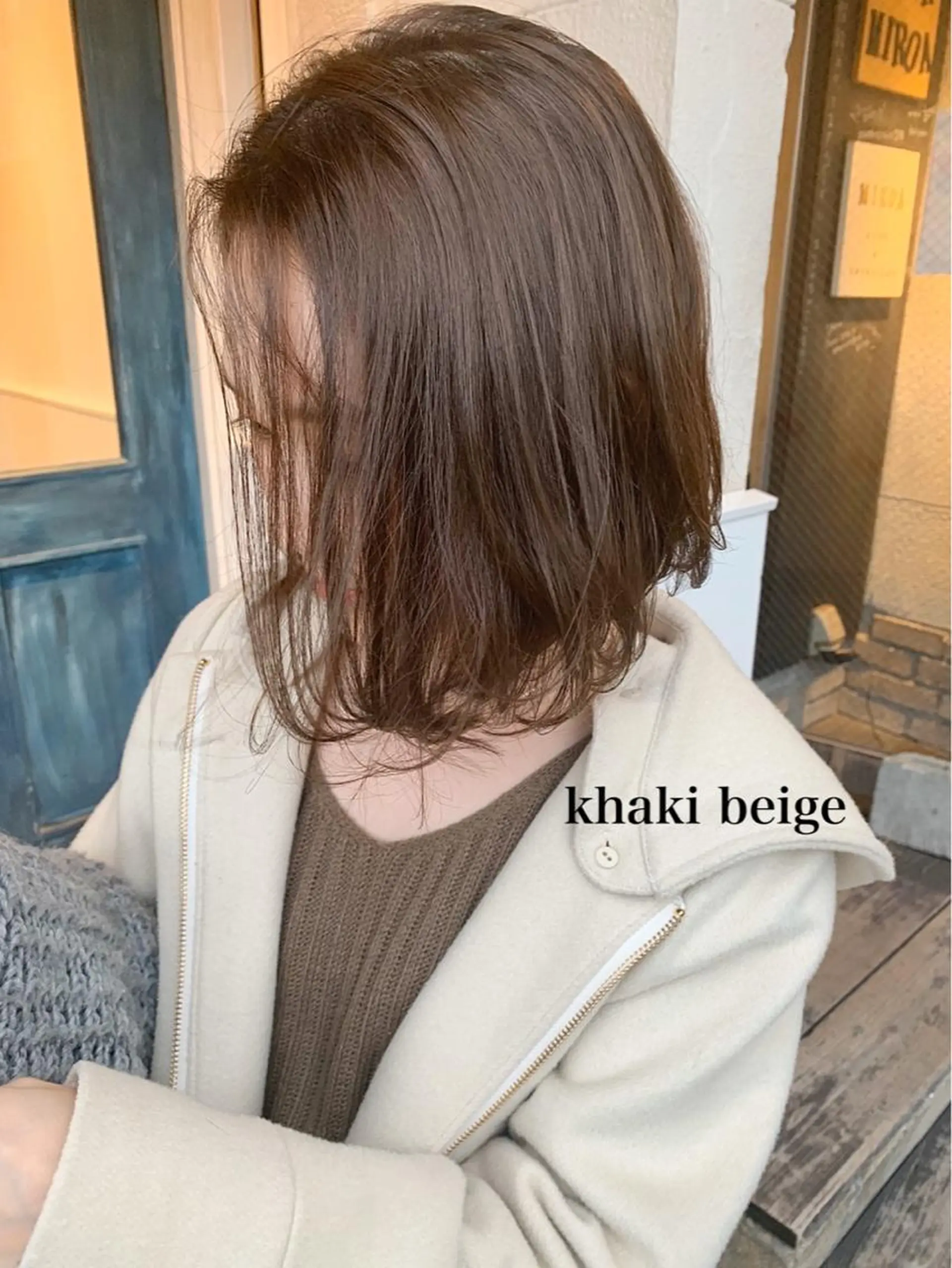 ショート カラー カット ヘアカラー トリートメント zina藤崎📛 井上美乃里のヘアスタイル