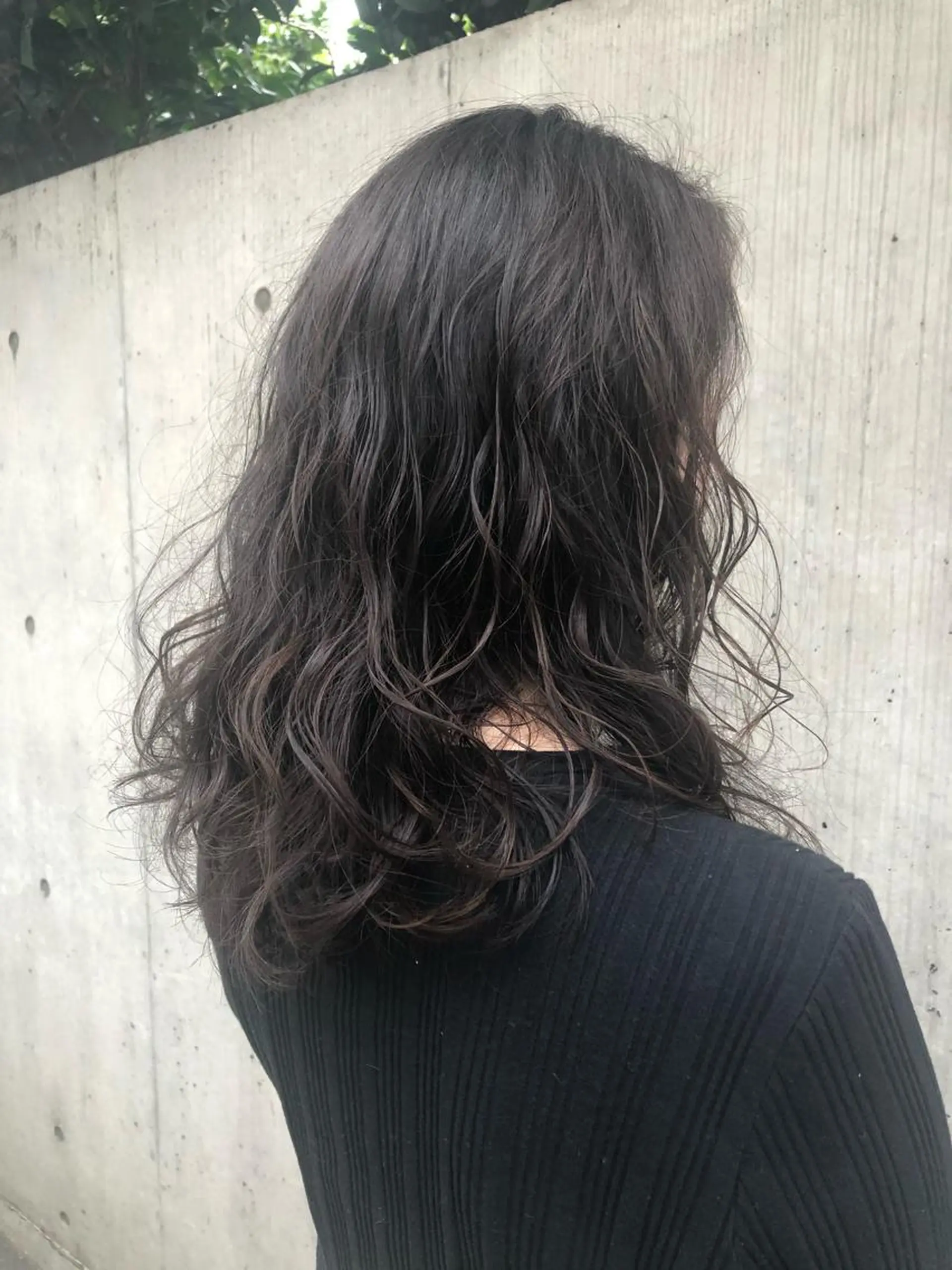 ミディアム パーマ ミディアムパーマ アッシュ ボブ くせ毛 外国人風カラー ミヤギ リュウキのヘアスタイル