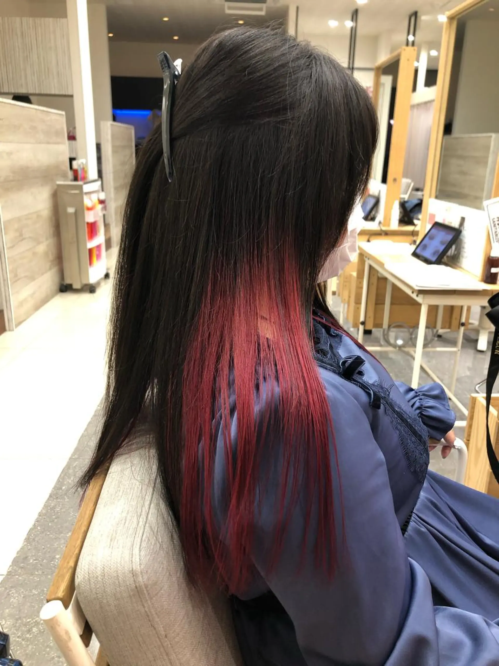 ロング 太白区/白髪ぼかし ハイライト/千葉達人のヘアスタイル