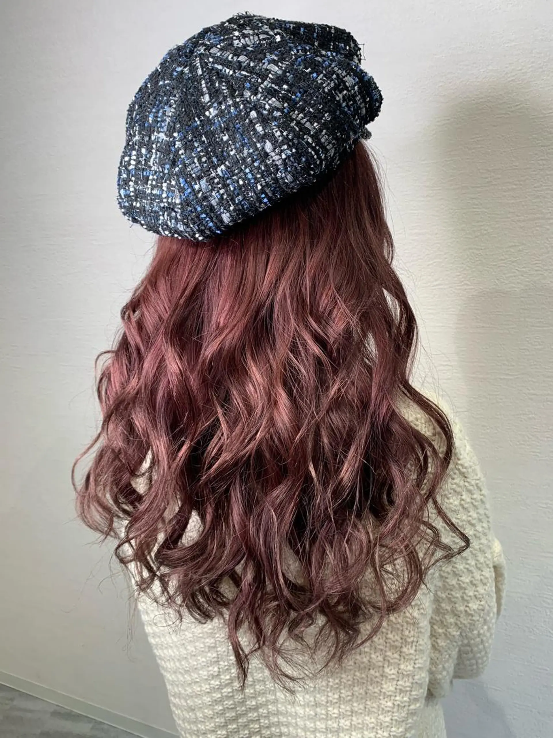 ロング カラー ダブルカラー グラデーションカラー ピンクカラー 東風上 亮介のヘアスタイル