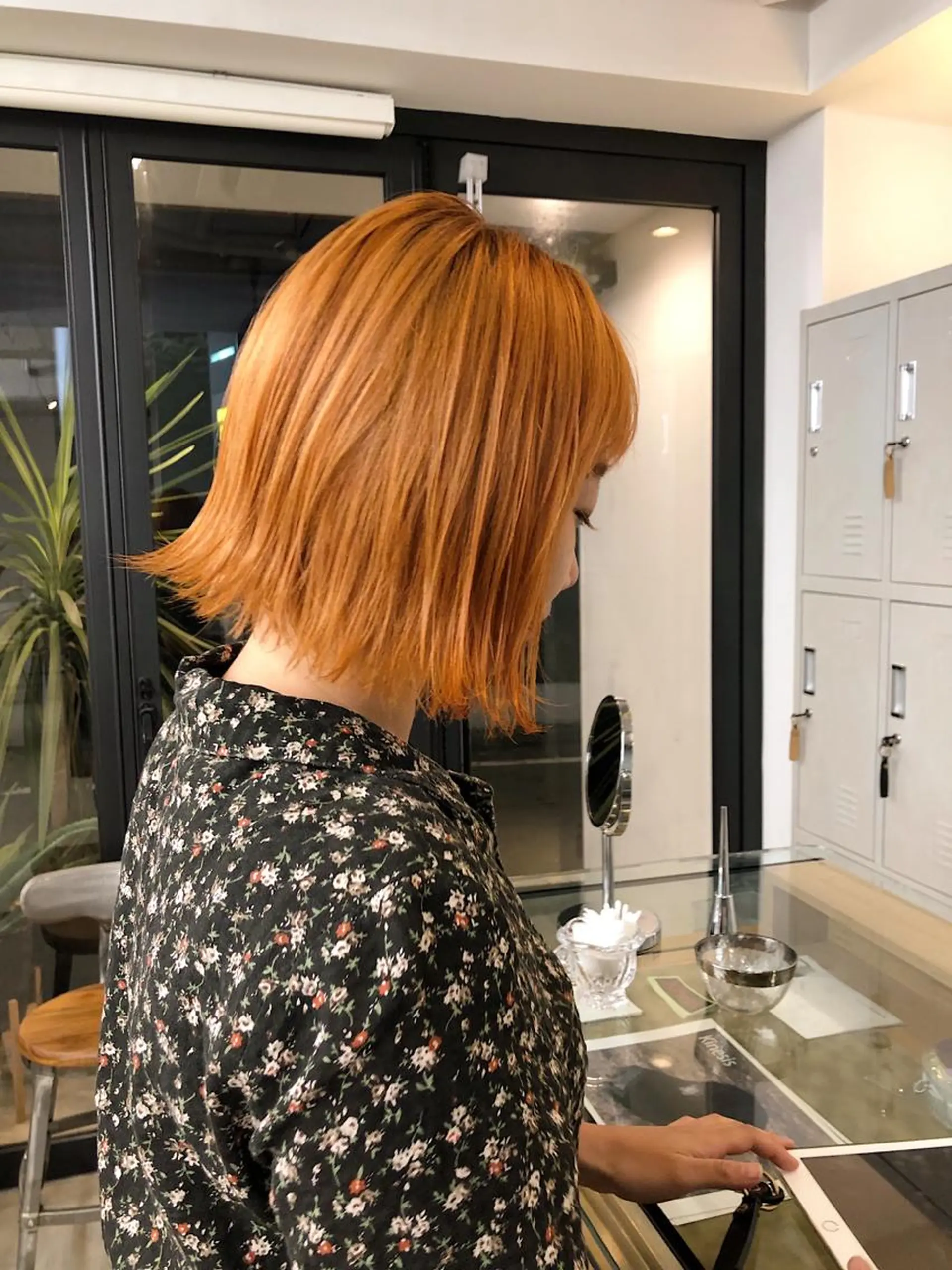 ミディアム カラー Flamme Annaのヘアスタイル