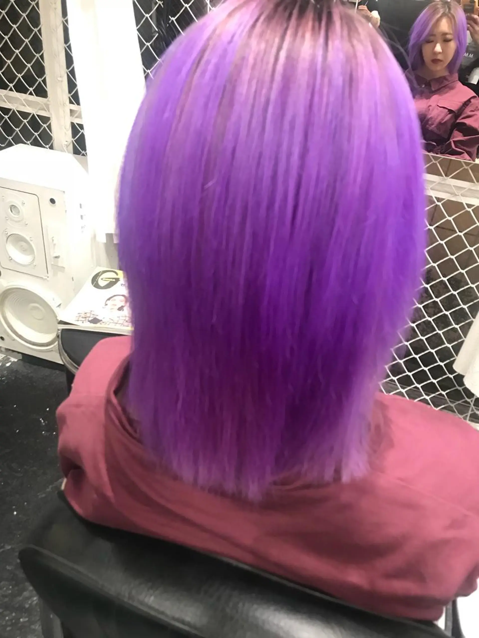 ミディアム ヘアカラー サイレント美容師 アイリィのヘアスタイル