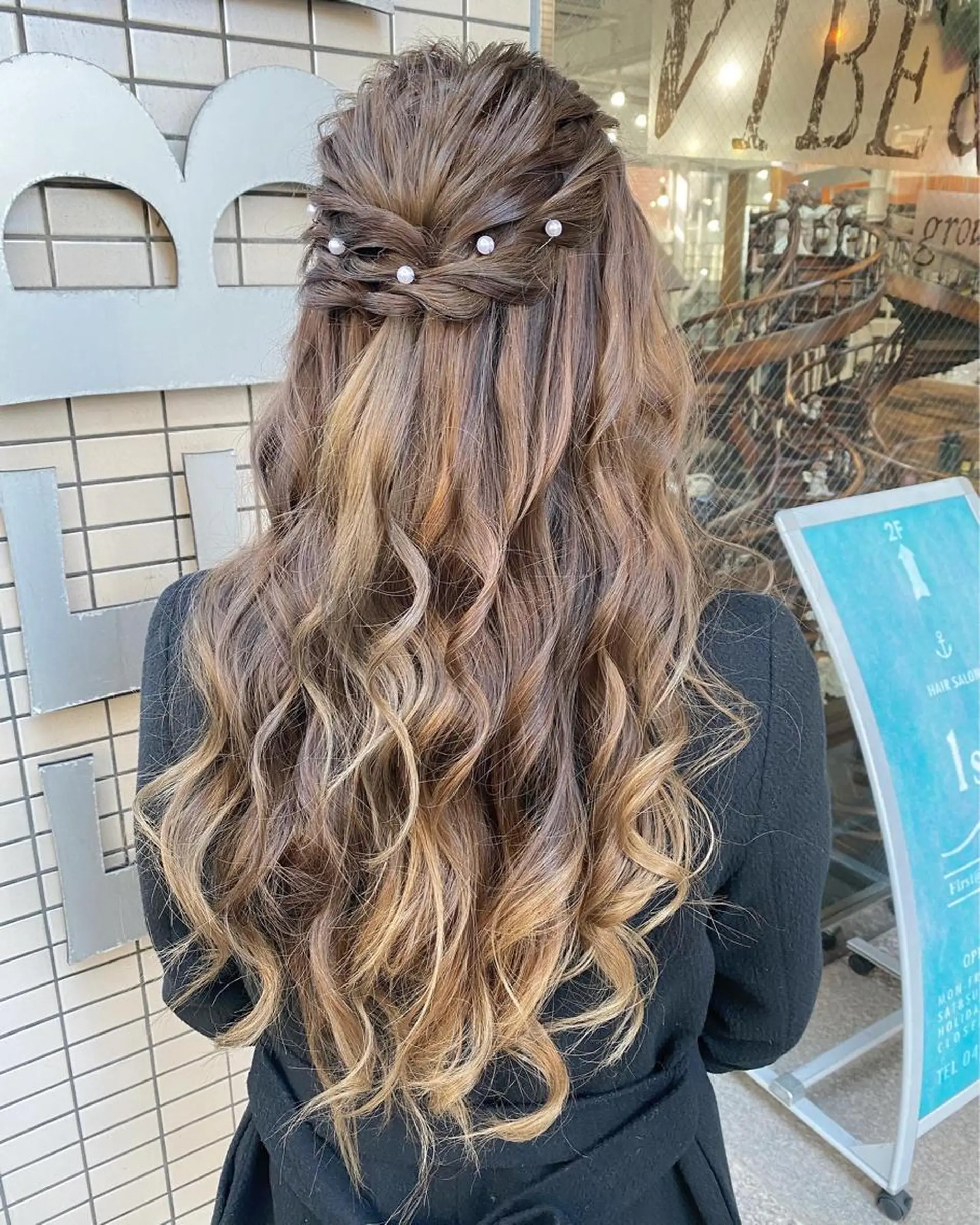 ロング ヘアアレンジ ヘアセット 💖ハイライト/ハイ トーン💖MIKIのヘアスタイル