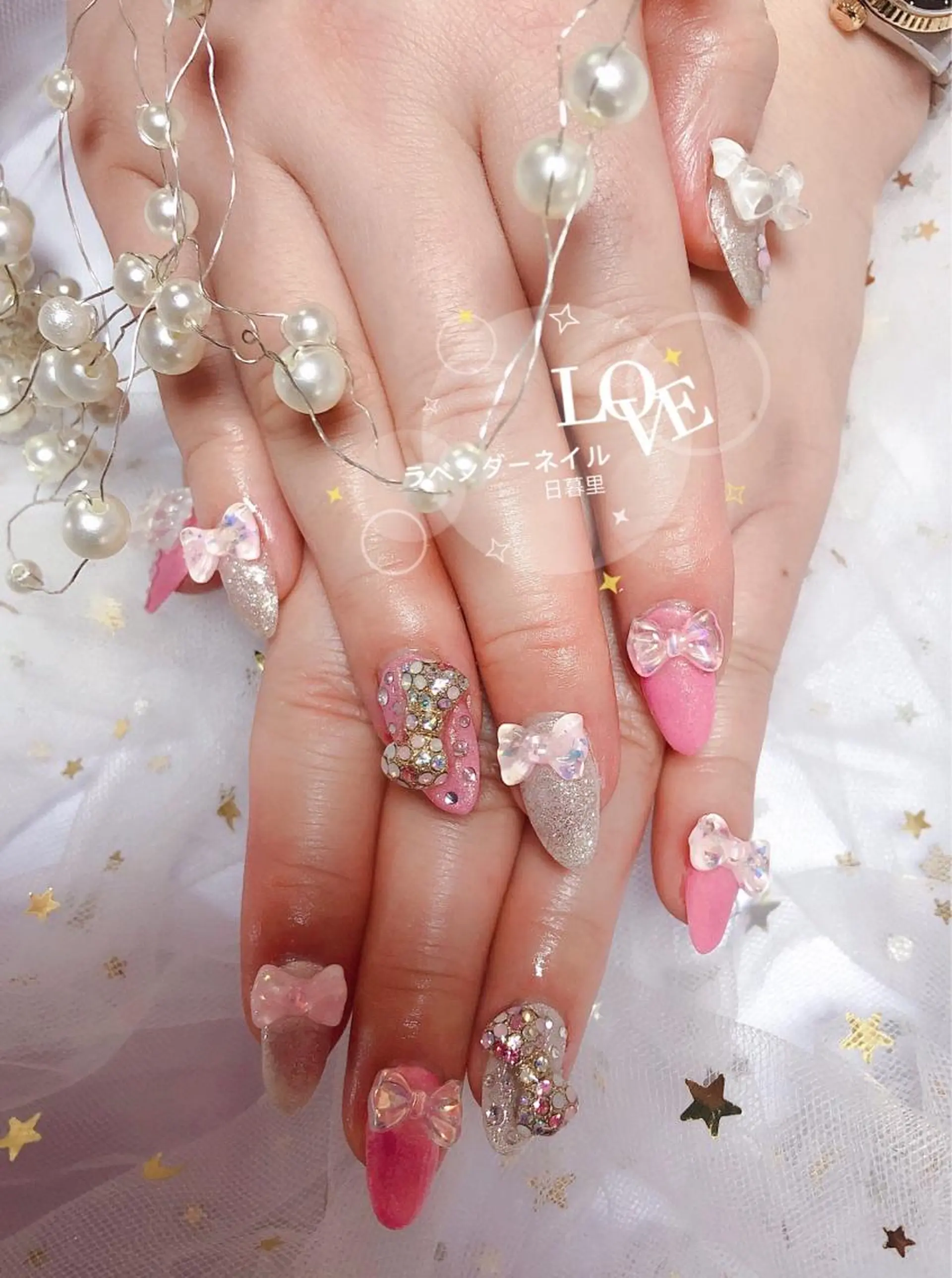 ネイル ラベンダー💖日暮里 ルル💖ネイルのネイルデザイン