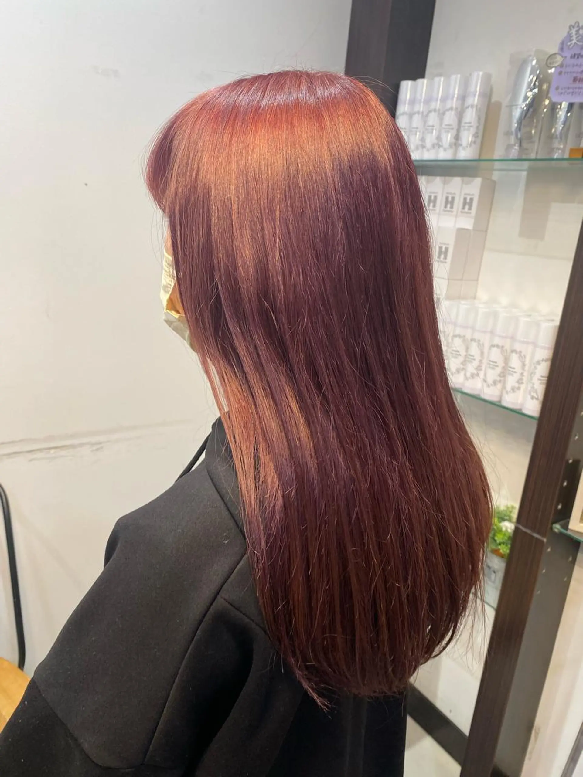 ロング カラー 酸スト/フェザー パーマ/三谷海斗のヘアスタイル