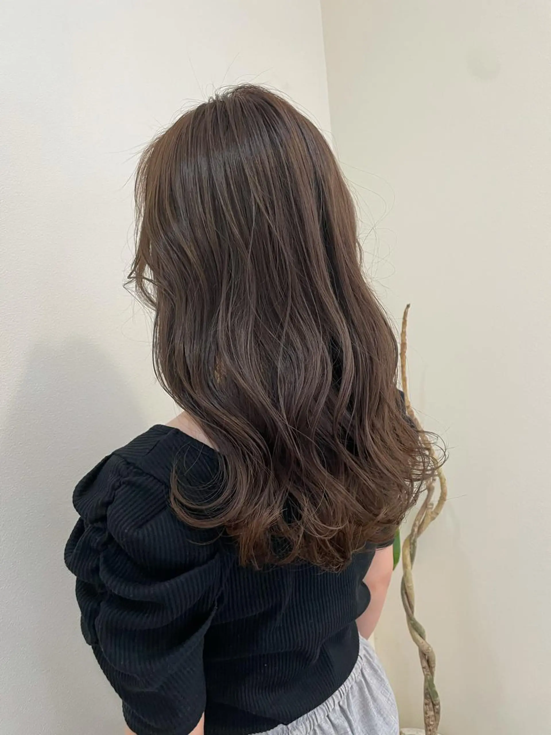 セミロング カラー グレージュ 髪質改善特化 🫧松野力也のヘアスタイル