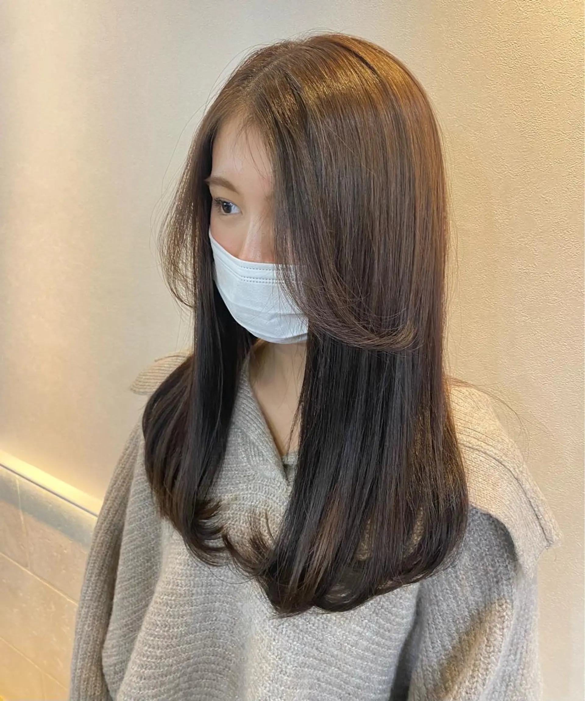 ロング カラー Rinka/梅田/ 透け感カラー🤎のヘアスタイル