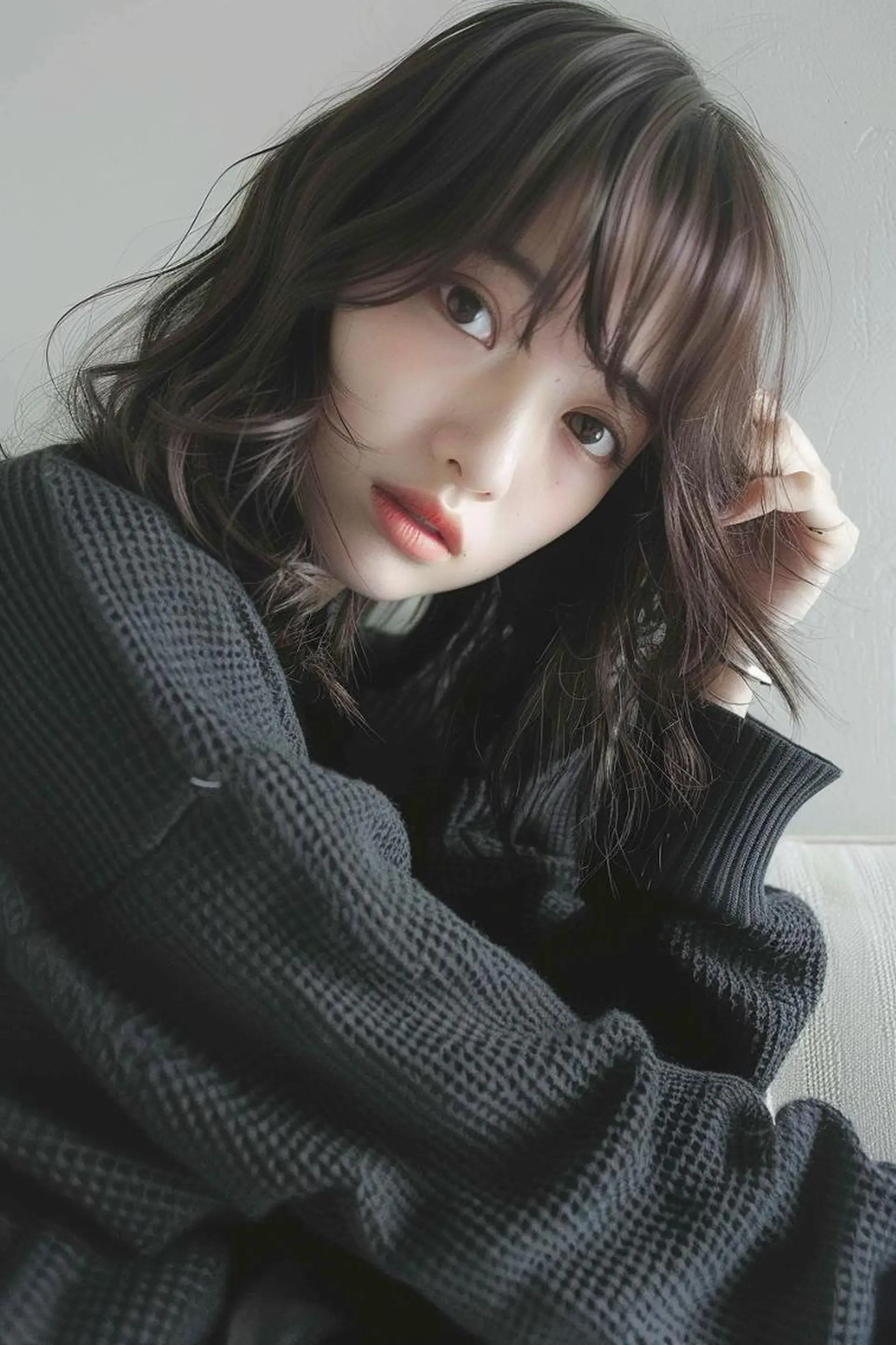 ミディアム カラー ヘアカラー トリートメント ☀️Luana☀️ 公式/大通のヘアスタイル