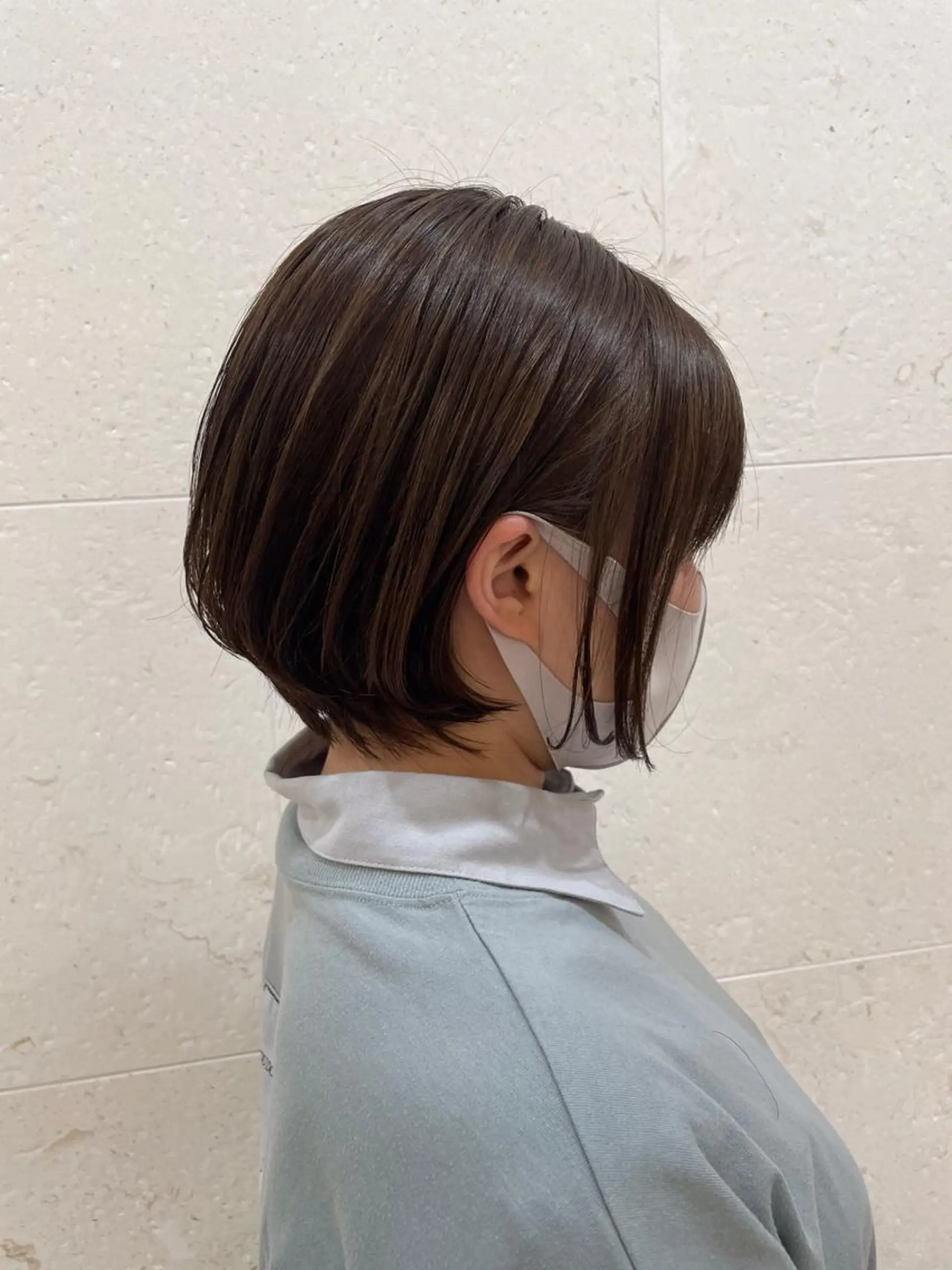 ショート カラー カット ヘアカラー トリートメント 斉藤 貴也のヘアスタイル