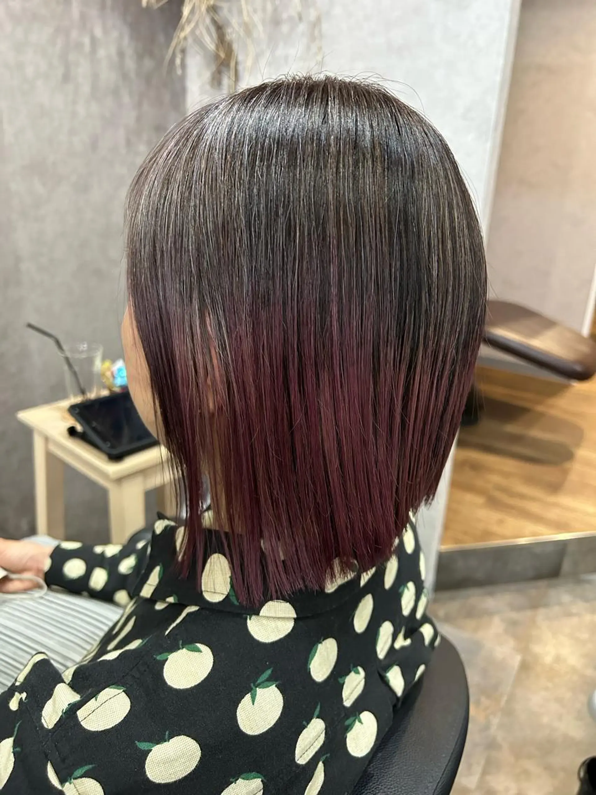 ミディアム giniro所属・giniro ホソミのヘアスタイル